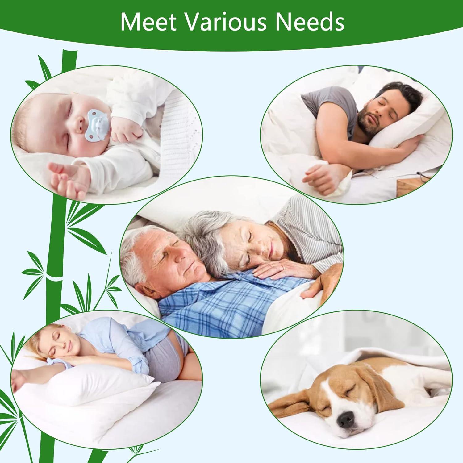 Queen Size White Bamboo Waterproof Mattress Protector