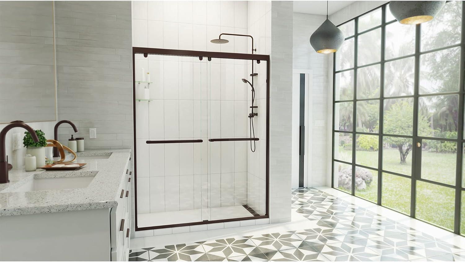 DreamLine Charisma-X 56-60 in. W x 76 in. H Frameless Bypass Sliding Shower Door