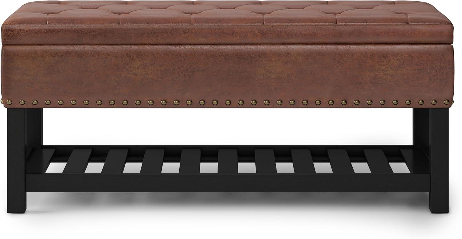 Lomond Faux Leather Upholstered Storage Bench