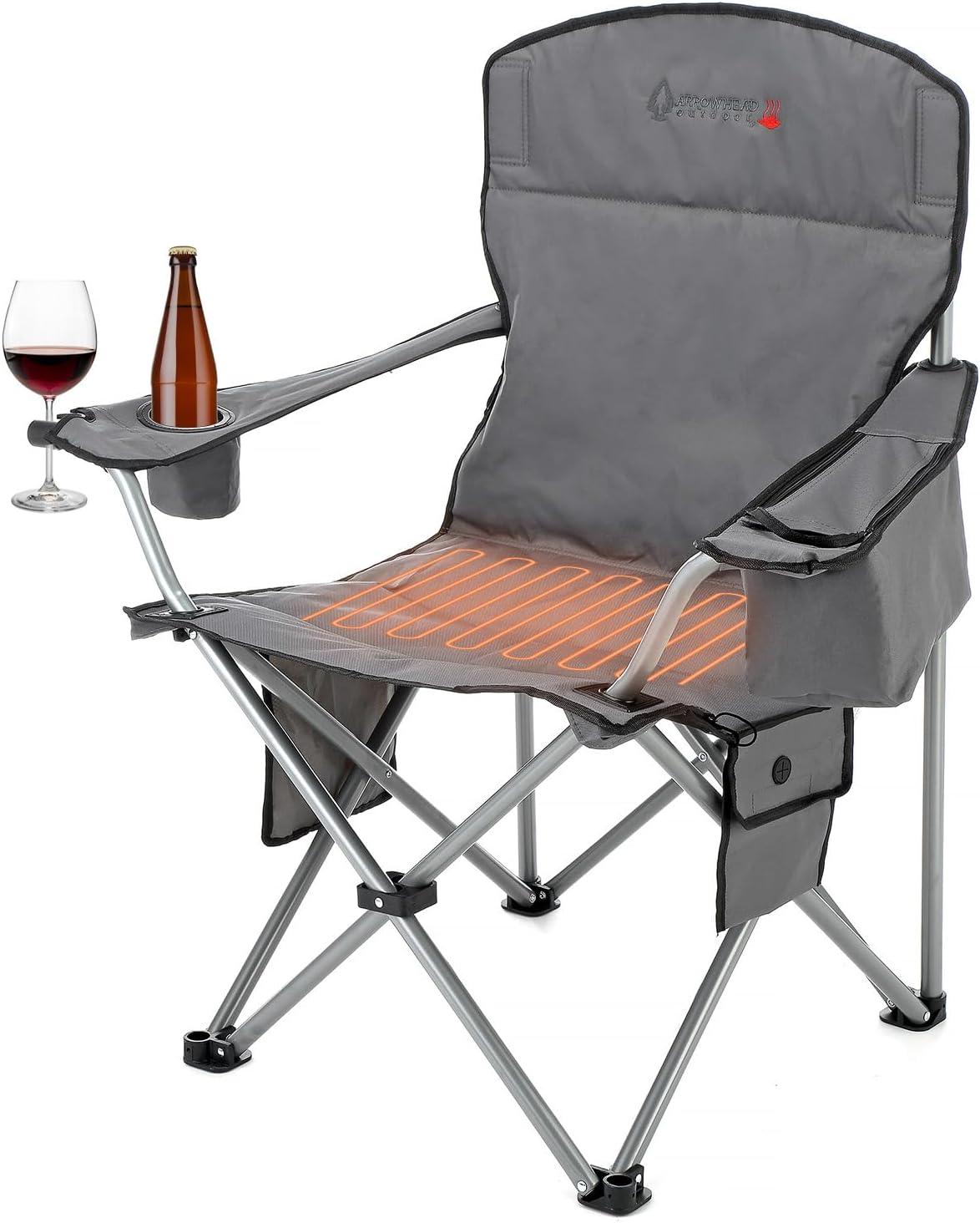 Folding Camping Chair with Cushions