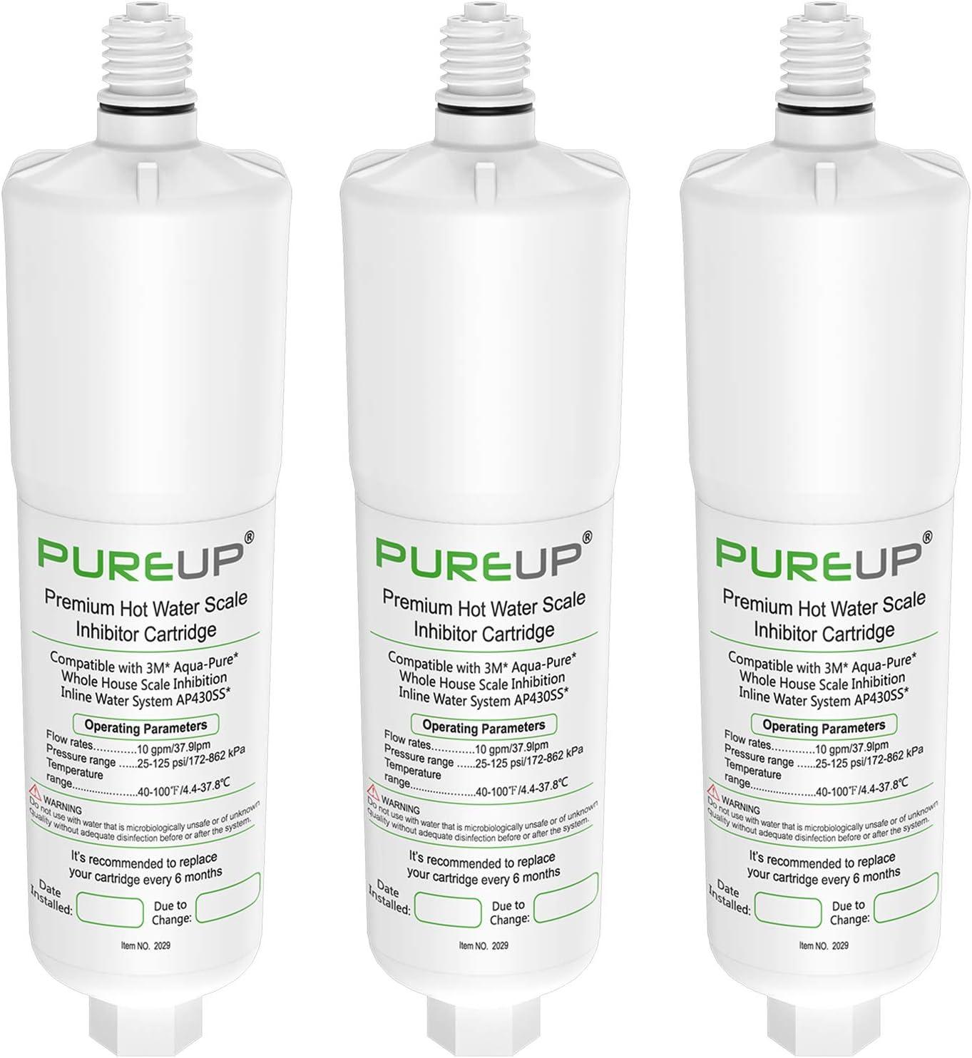 AP431 Replacement Filter Compatible with Aqua-Pure Whole House Scale Inhibition Inline Water System AP430SS - Ap431 Replacement Cartridge Pack of 3