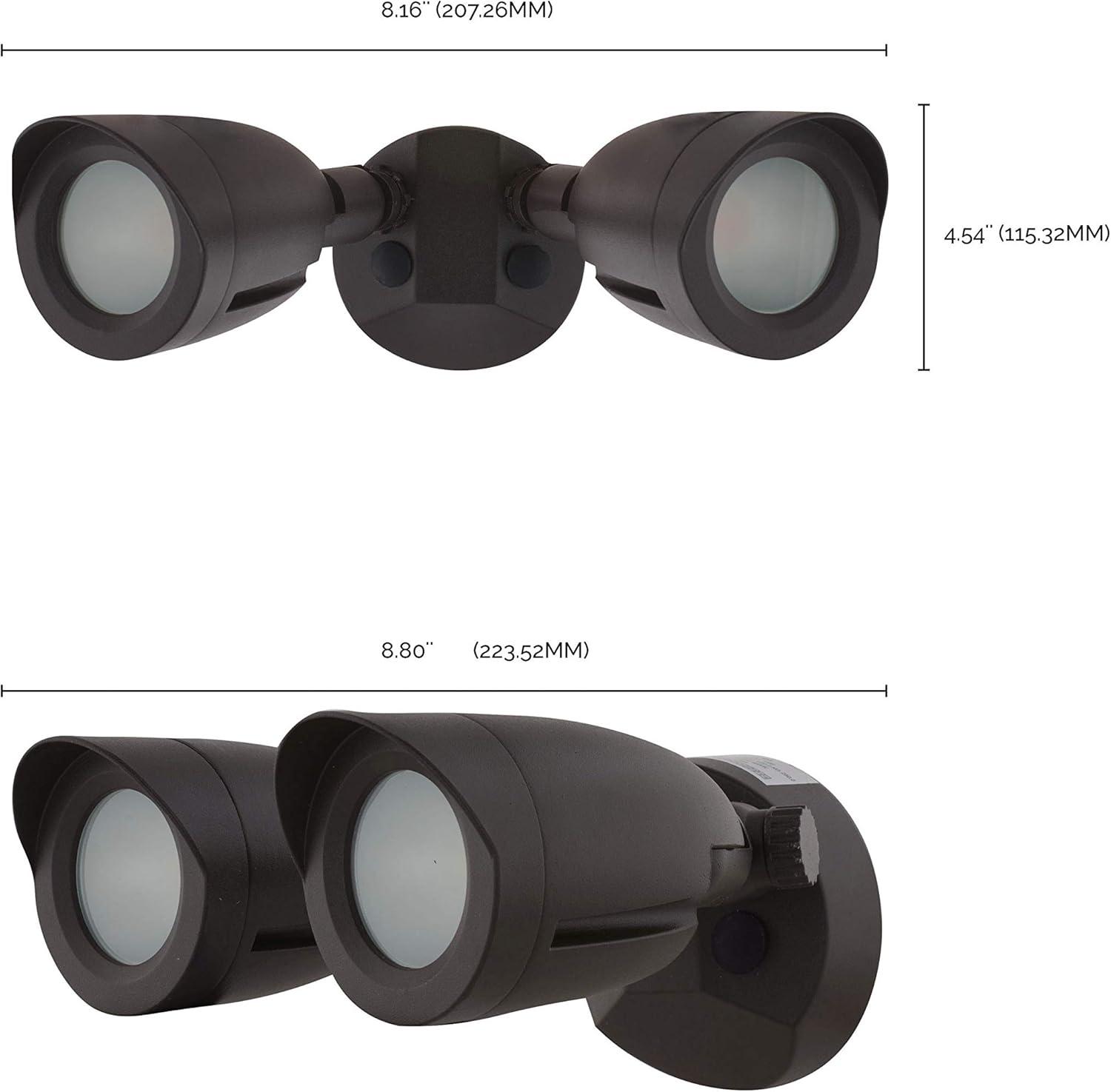 Nuvo 2 - Head LED Hardwired Outdoor Security Flood Light