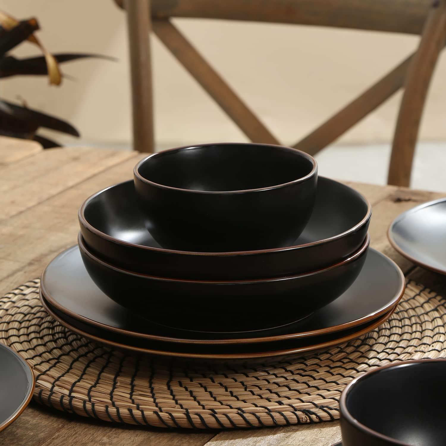 Brasa 16-Piece Dinnerware Set Stoneware