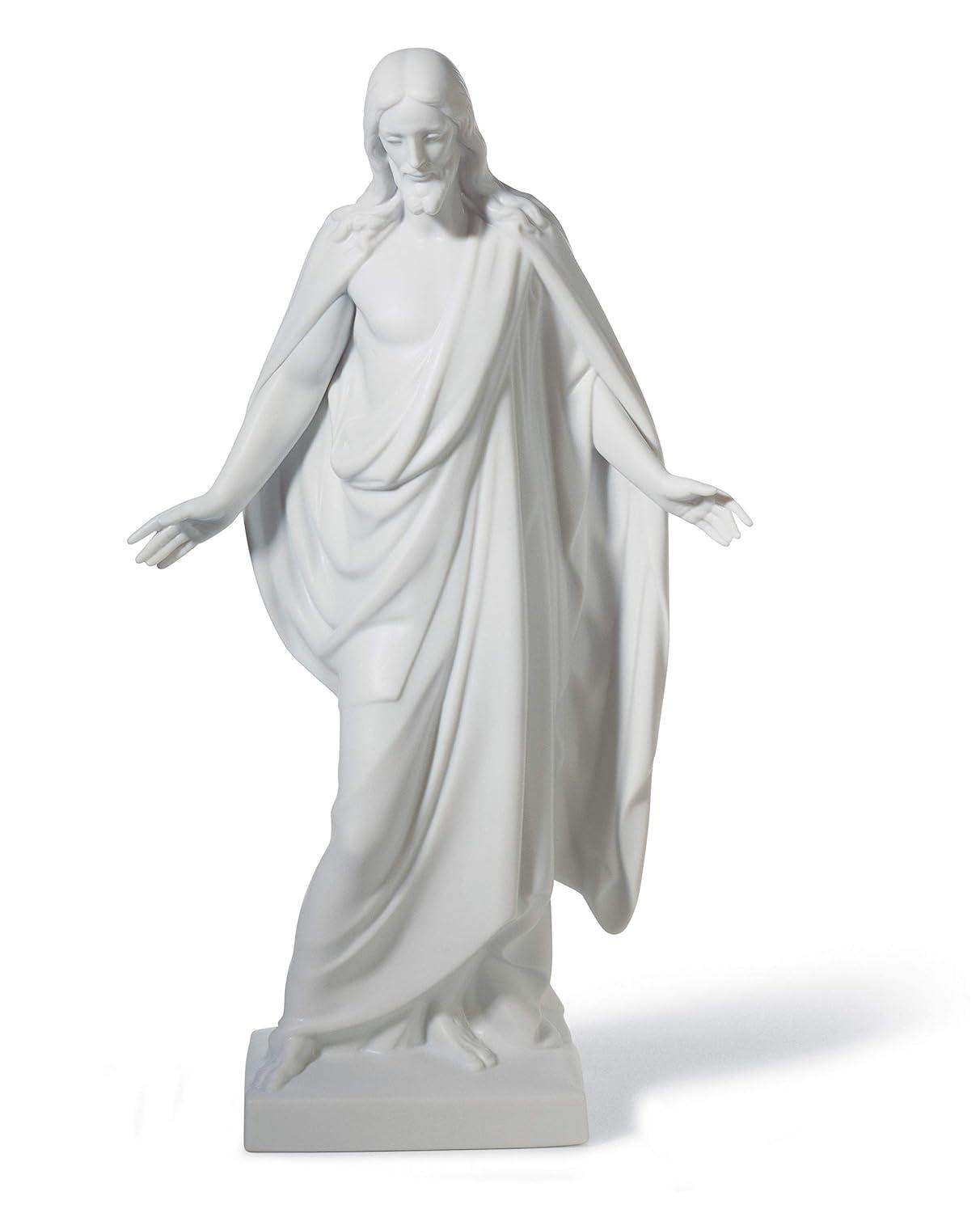Lladro Christ Figurine. Left