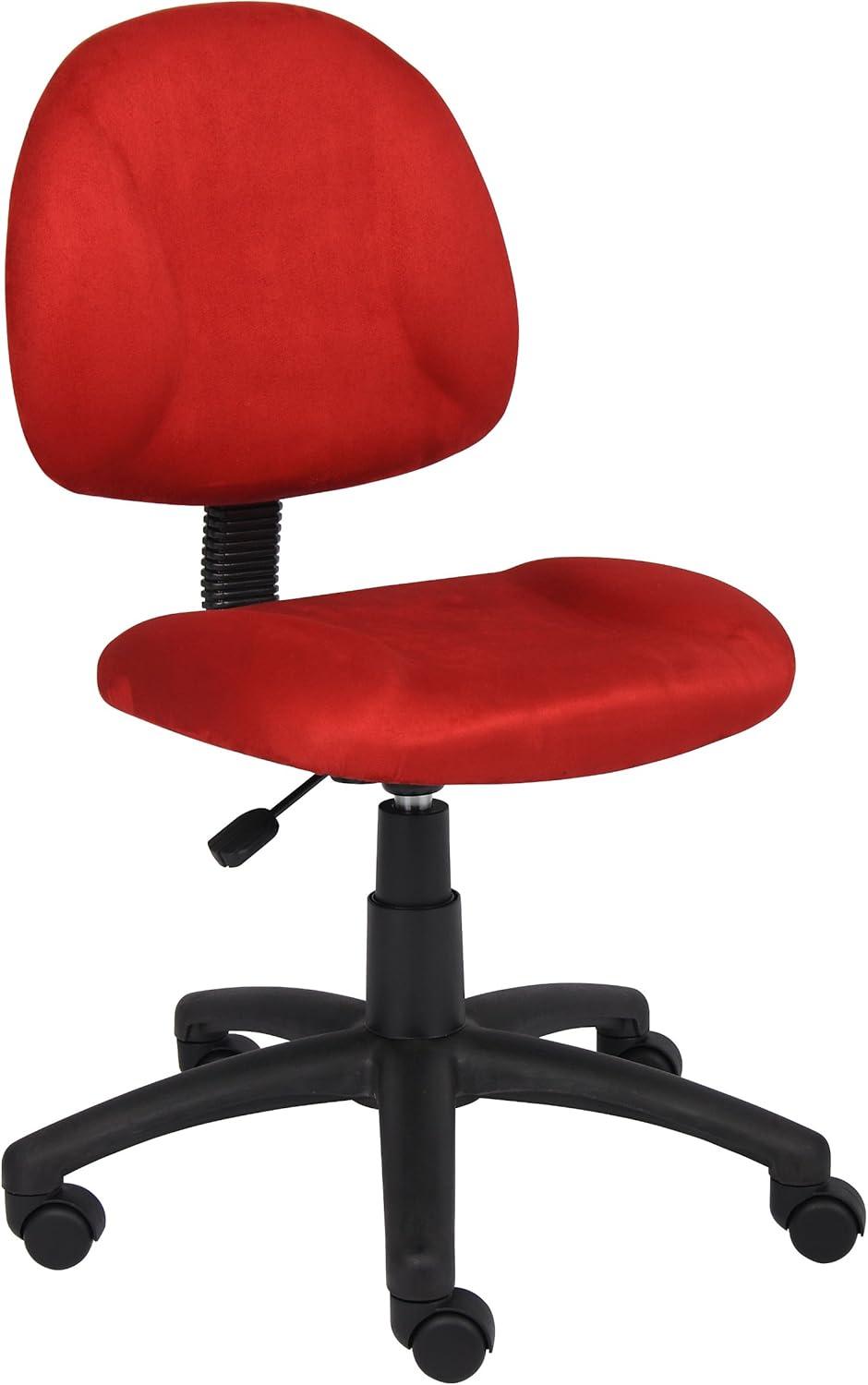 Microfiber Deluxe Posture Chair with Adjustable Arms - Boss Office Products