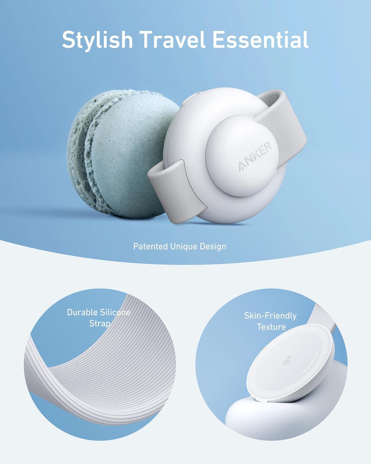 Anker MagSafe Compatible MagGo UFO 3-in-1 Charger, iPhone 16 Wireless Charger Station, Qi2 Certified 15W, Foldable Travel Charging Pad, for iPhone 15/14/13/12, AirPods, Apple Watch (Not a Power Bank)