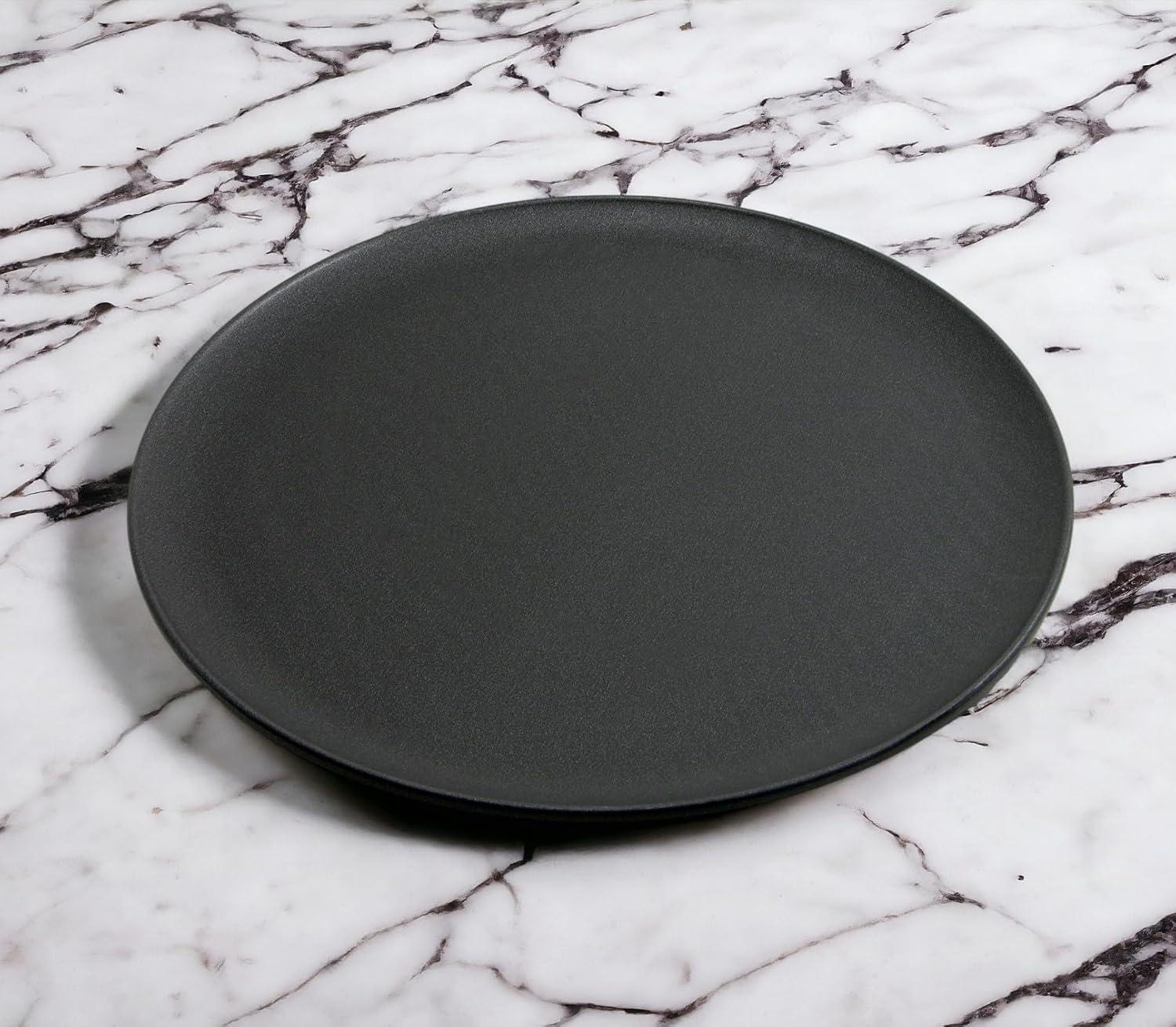 G&S Metal Products Company ProBake Nonstick Pizza Baking Pan, 16 inches, Charcoal