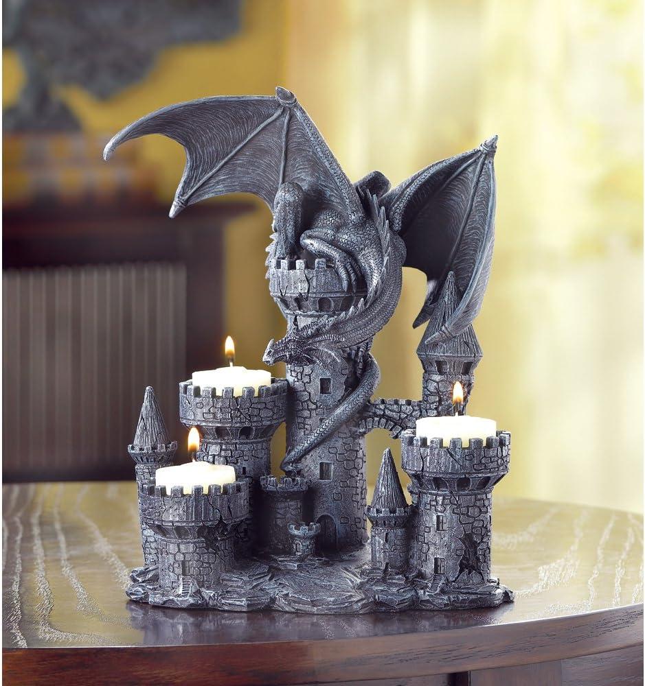 Dragon Crest Dragon Candleholder