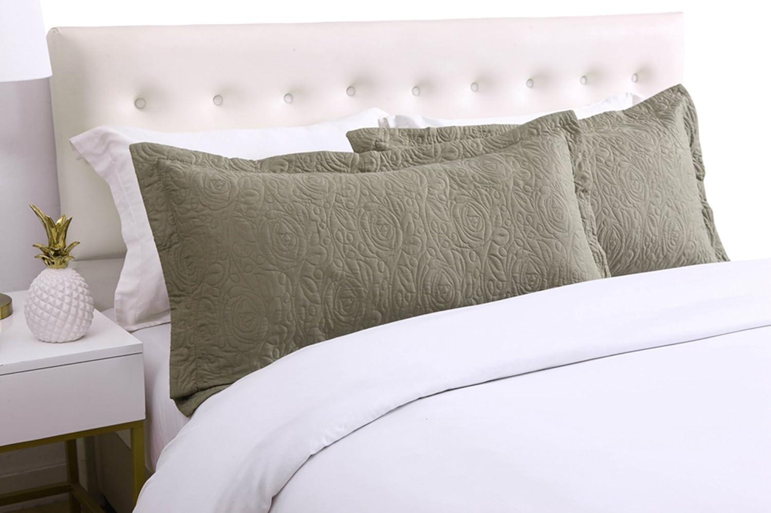 MarCielo P-solid Shams Pillow Sham (Set of 2)