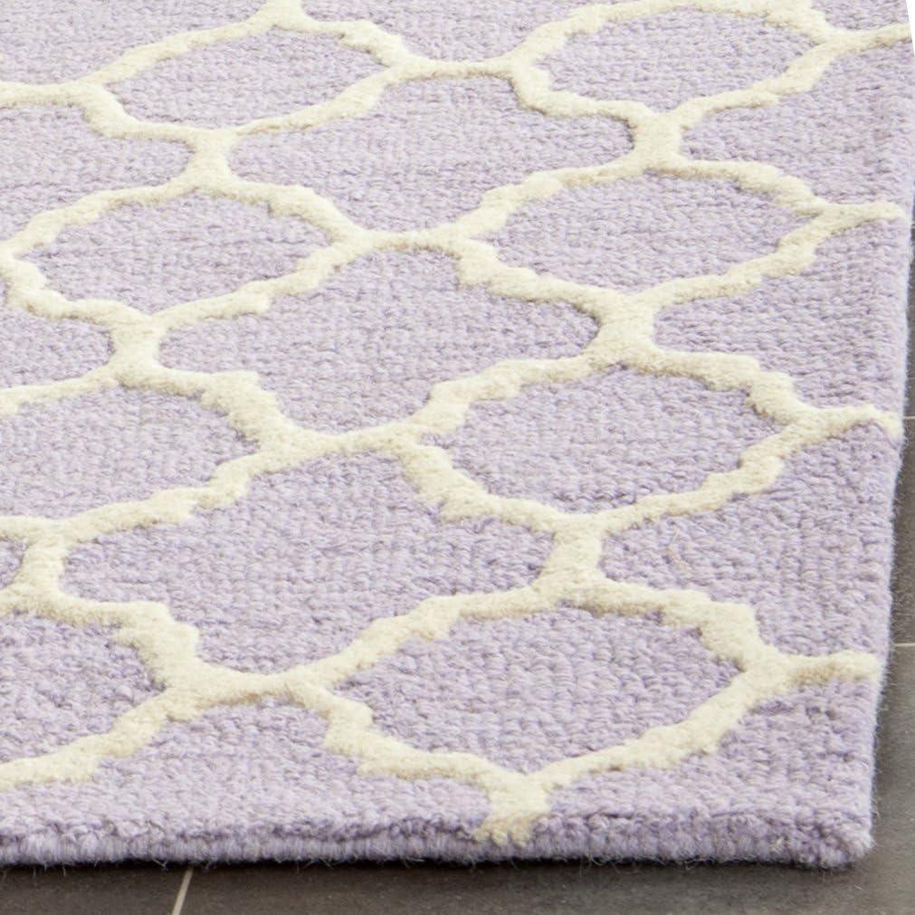 Cambridge CAM130 Tufted Indoor Area Rug - Lavander/Ivory - 5'x8' - Safavieh