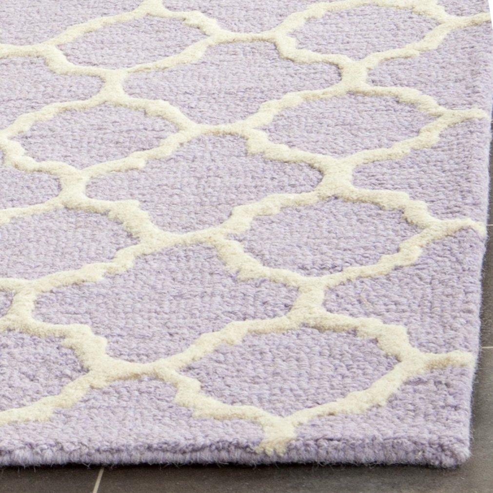 Cambridge CAM130 Tufted Indoor Area Rug - Lavander/Ivory - 5'x8' - Safavieh