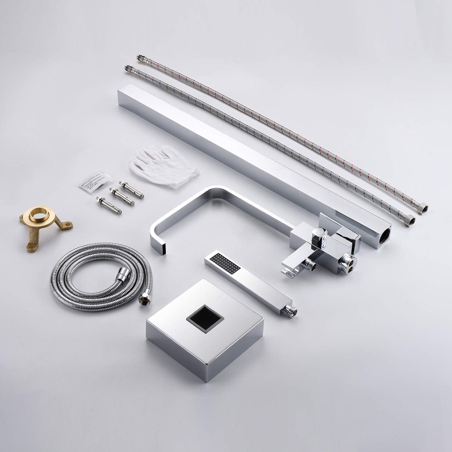 Bathroom Freestanding Tub Filler with Diverter