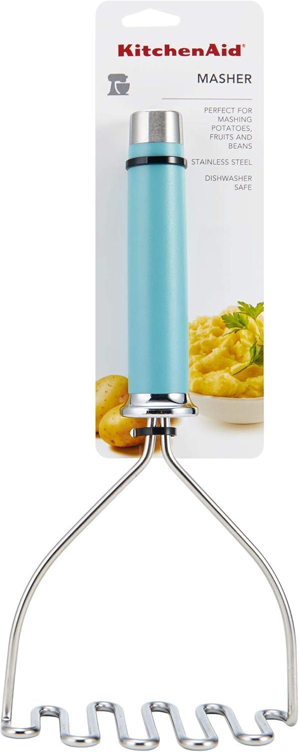 Aqua Sky Stainless Steel Wire Masher with Ergonomic Handle