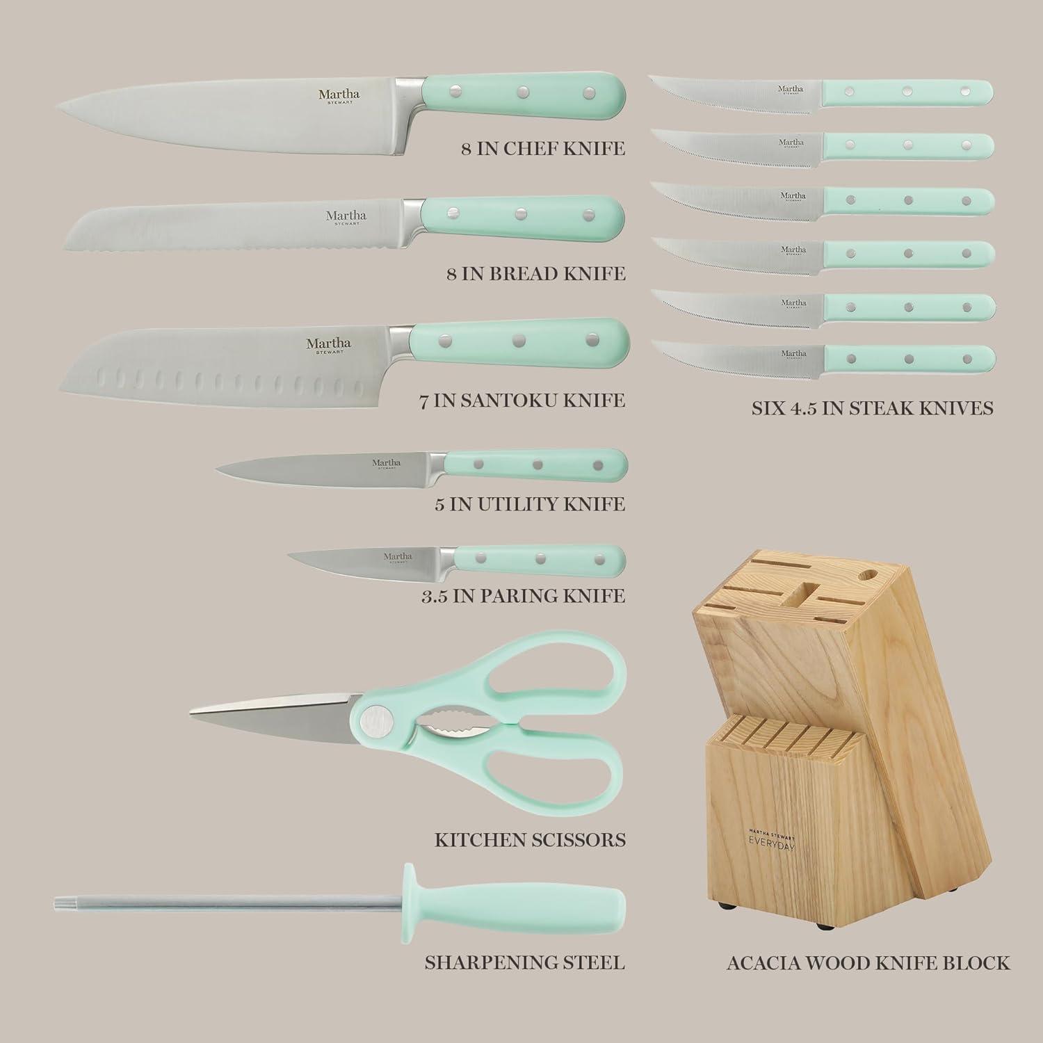 Martha Stewart 14 Piece Knife Block Set