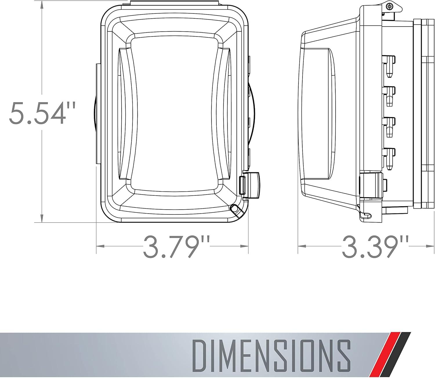 Clear Nonmetallic 1-Gang Weatherproof In-Use Device Cover