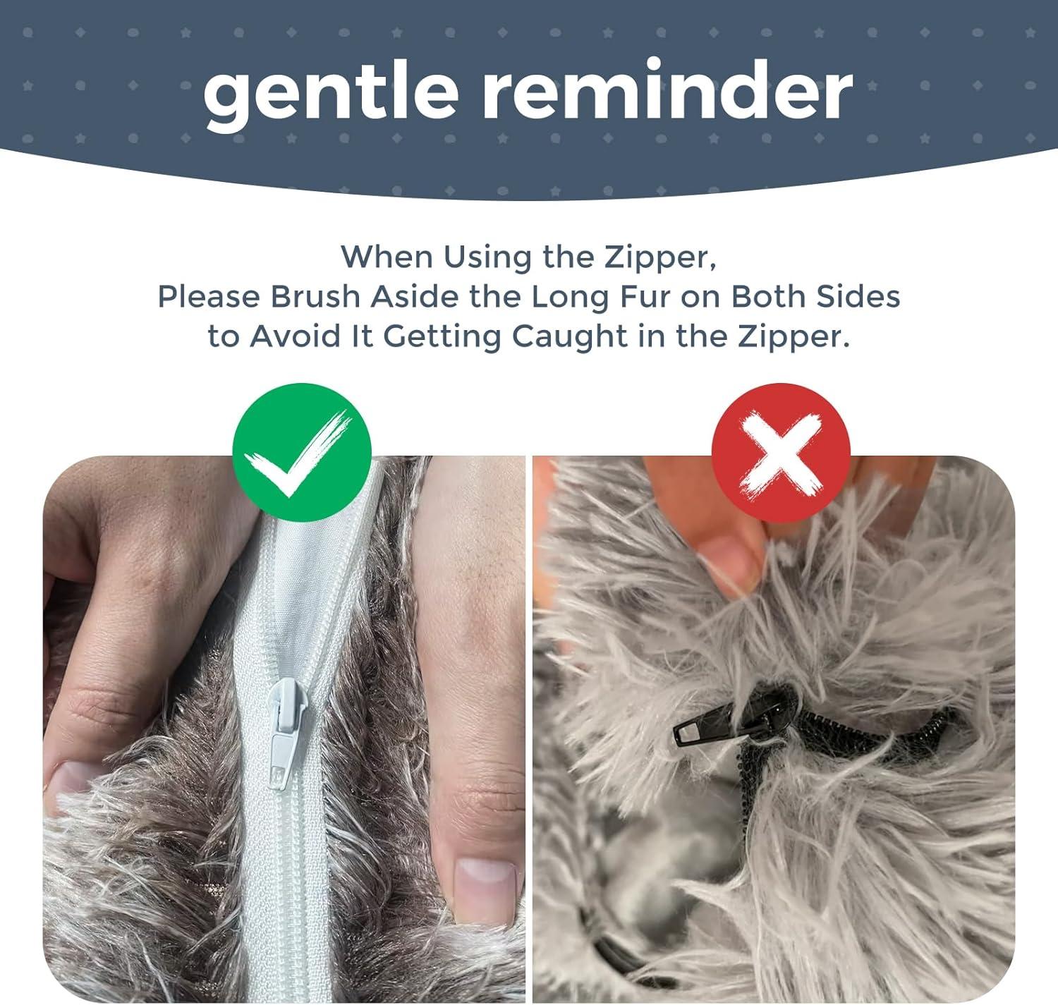 Large Faux Fur Convertible Bean Bag Chair and Bed