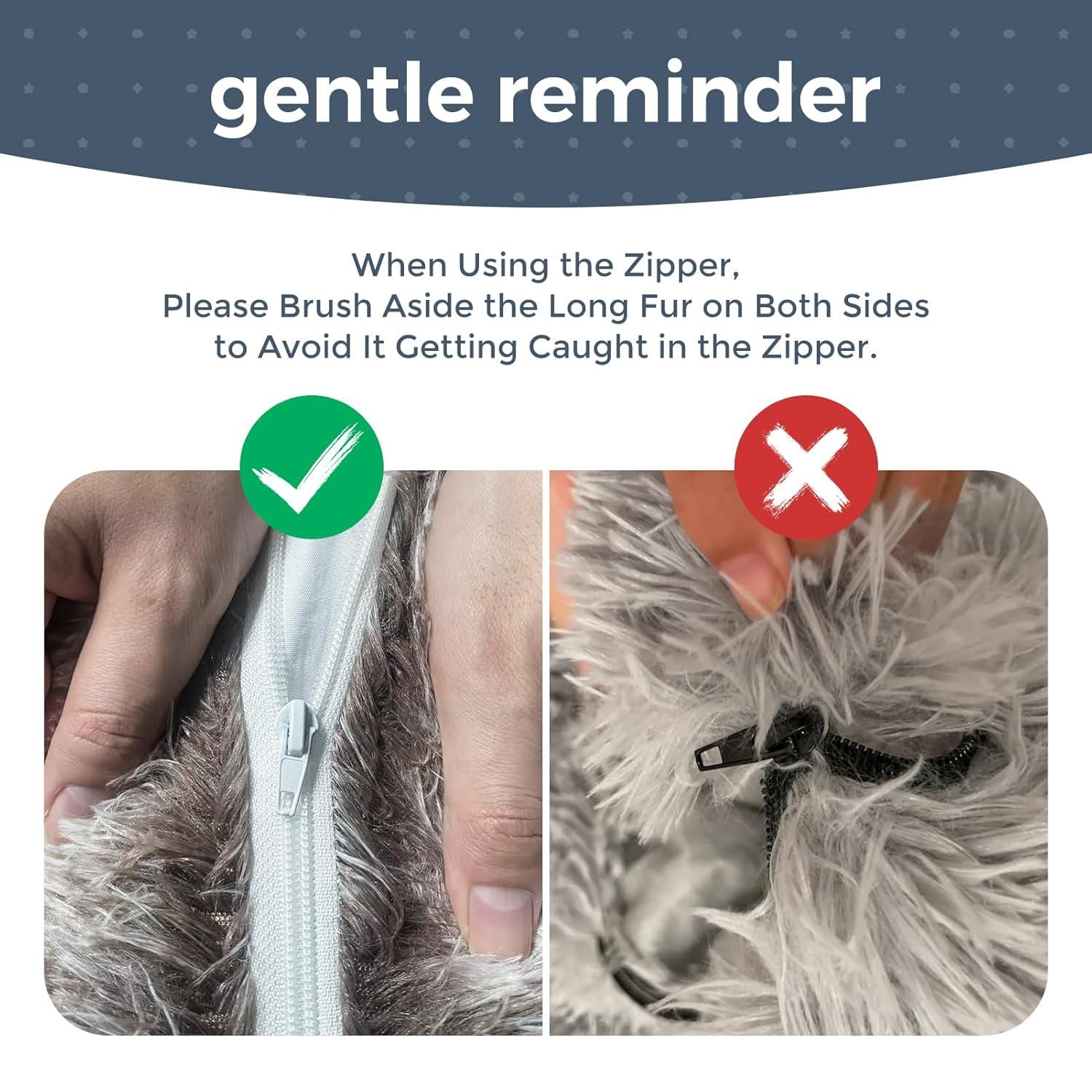 Large Faux Fur Convertible Bean Bag Chair and Bed