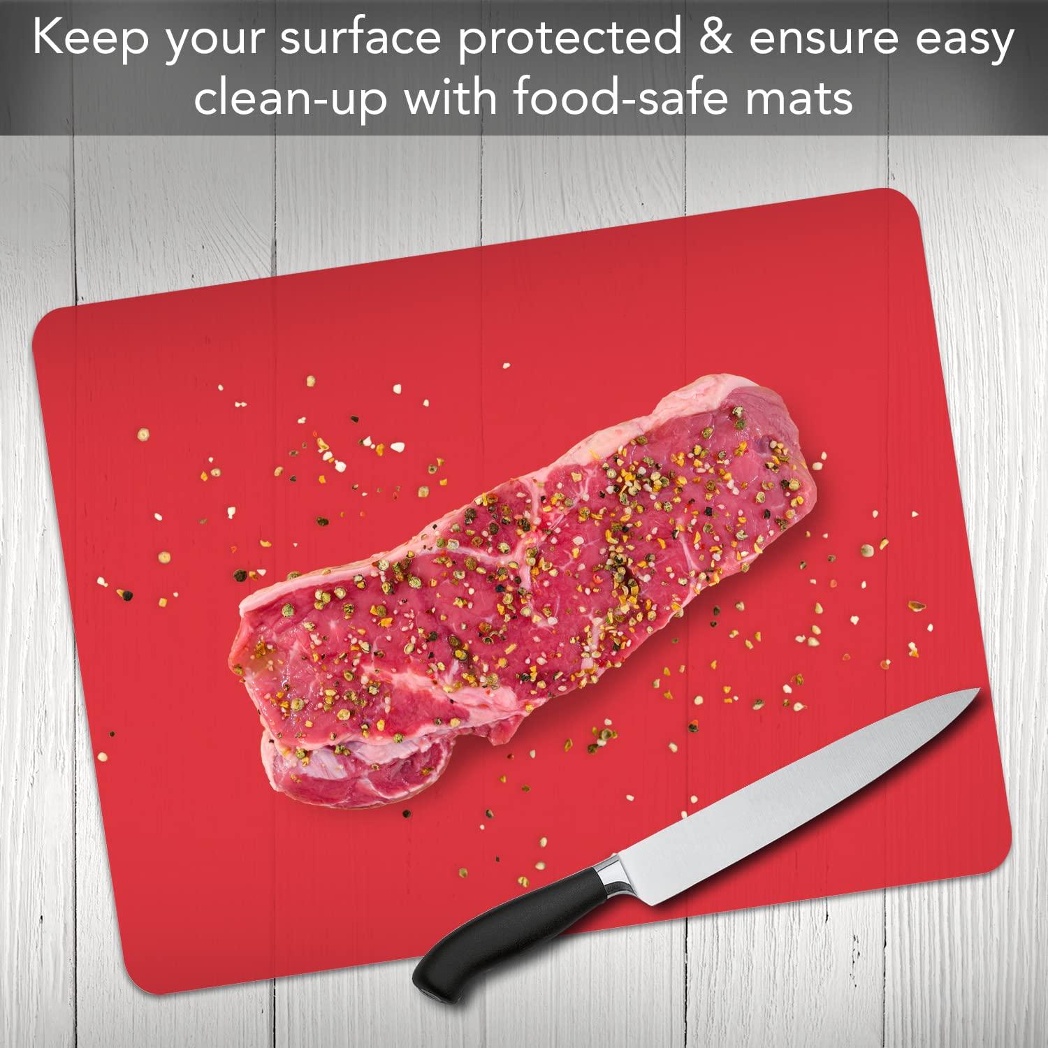 Chop Chop Chop Chop Flexible 4-Piece Plastic Cutting Board Set