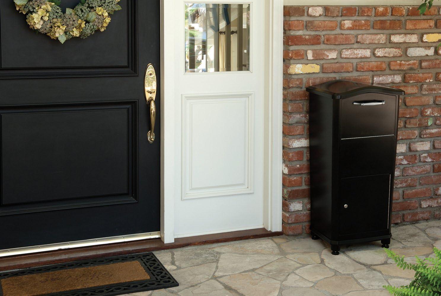 Architectural Mailboxes 6900B Elephantrunk Parcel Drop Box Black