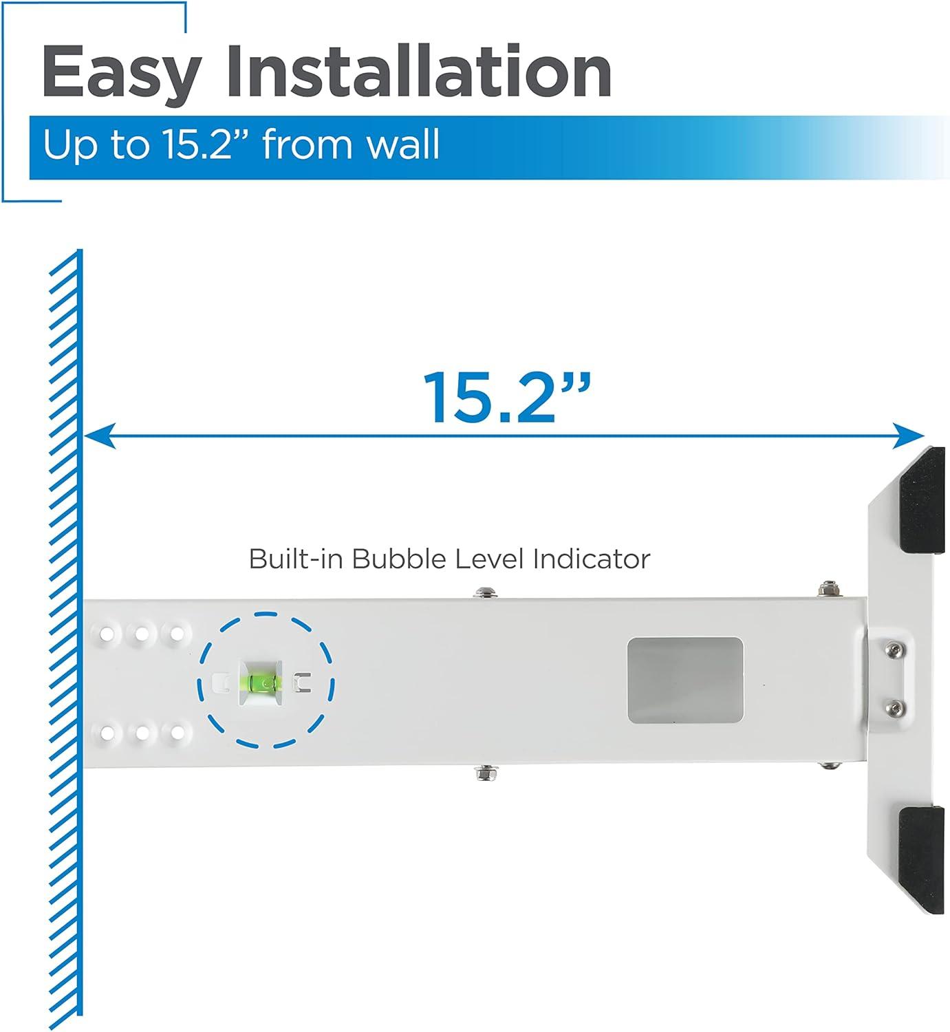 AnyMount Heavy Duty Window Air Conditioner Support Bracket, Supports Up to 165 lbs.