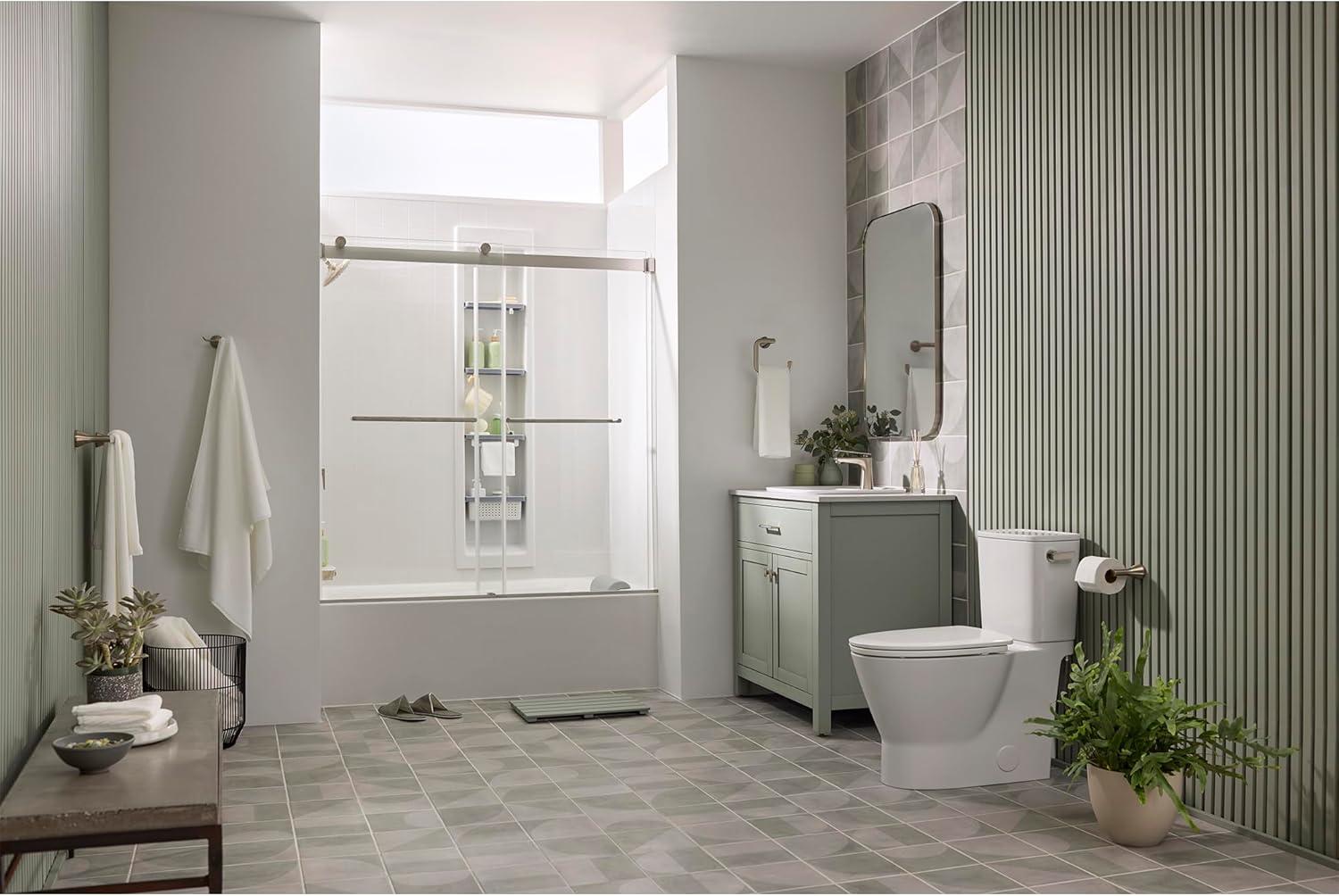 American Standard American Standard Aspirations 1.28 Gallons GPF Elongated Comfort Height Floor Mounted Two-Piece Toilet (Seat Included) 252AA898.020