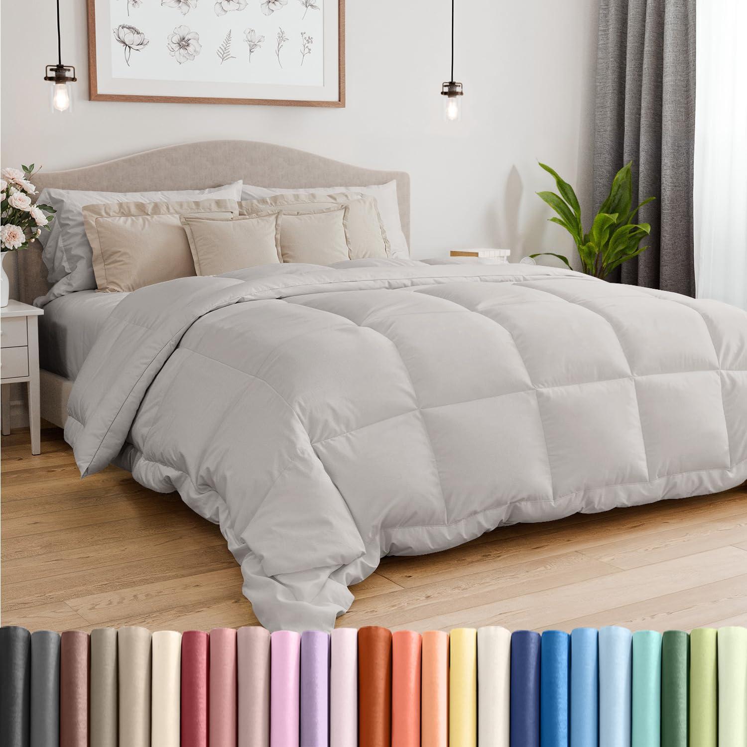 CGK Linens Premium Quality Goose Down Alternative Comforter - Warm & Lightweight