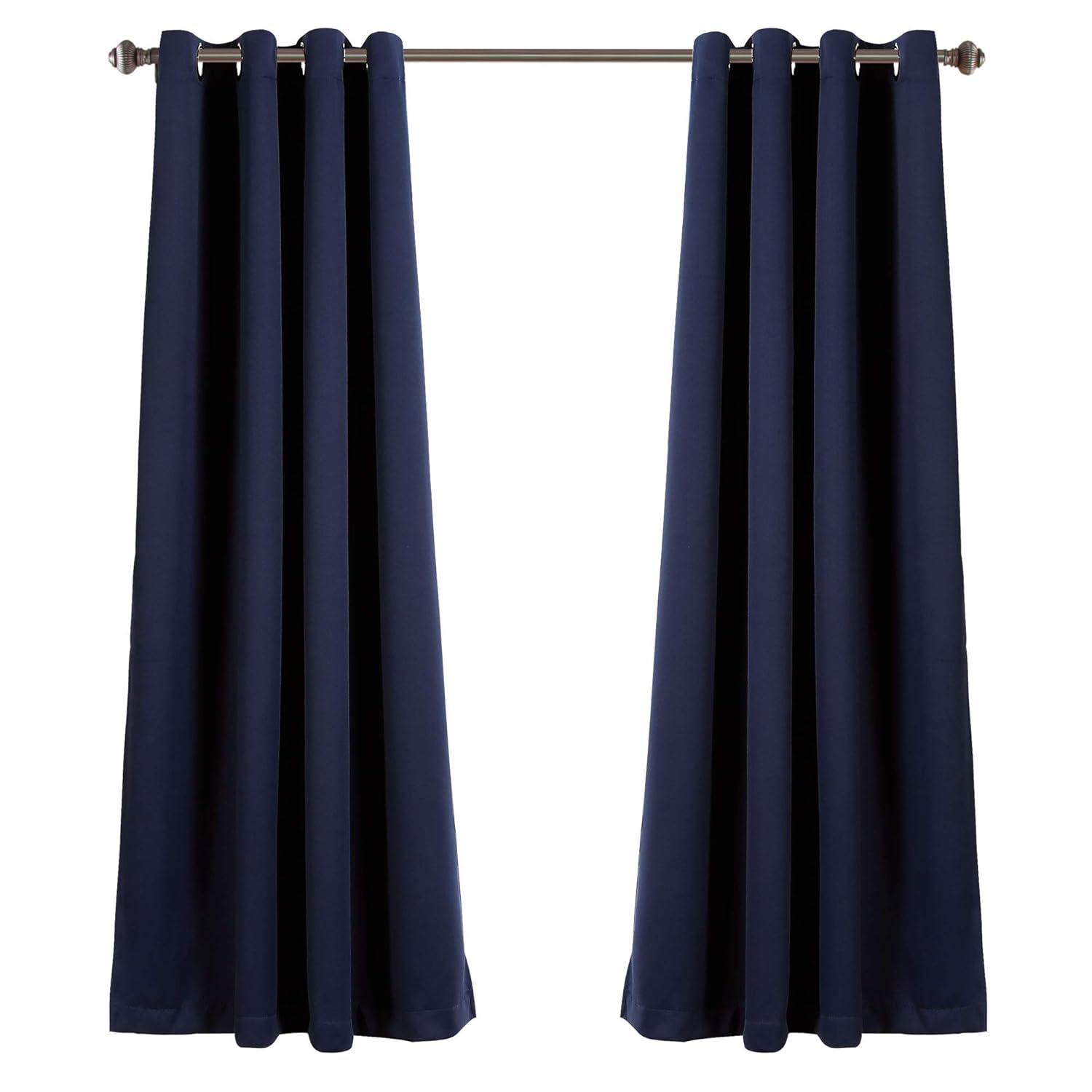 Lush Decor Insulated Polyester Blackout Curtain Pair (Set of 2)