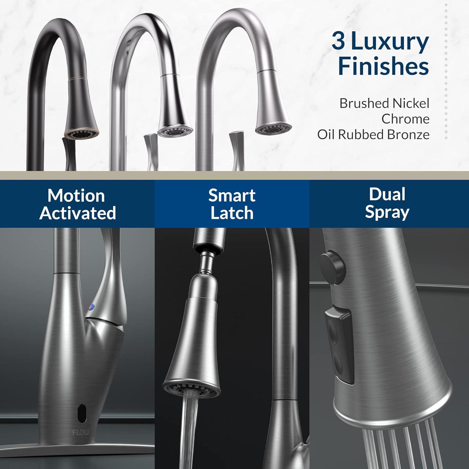 Touchless Pull Down Single Handle Kitchen Faucet