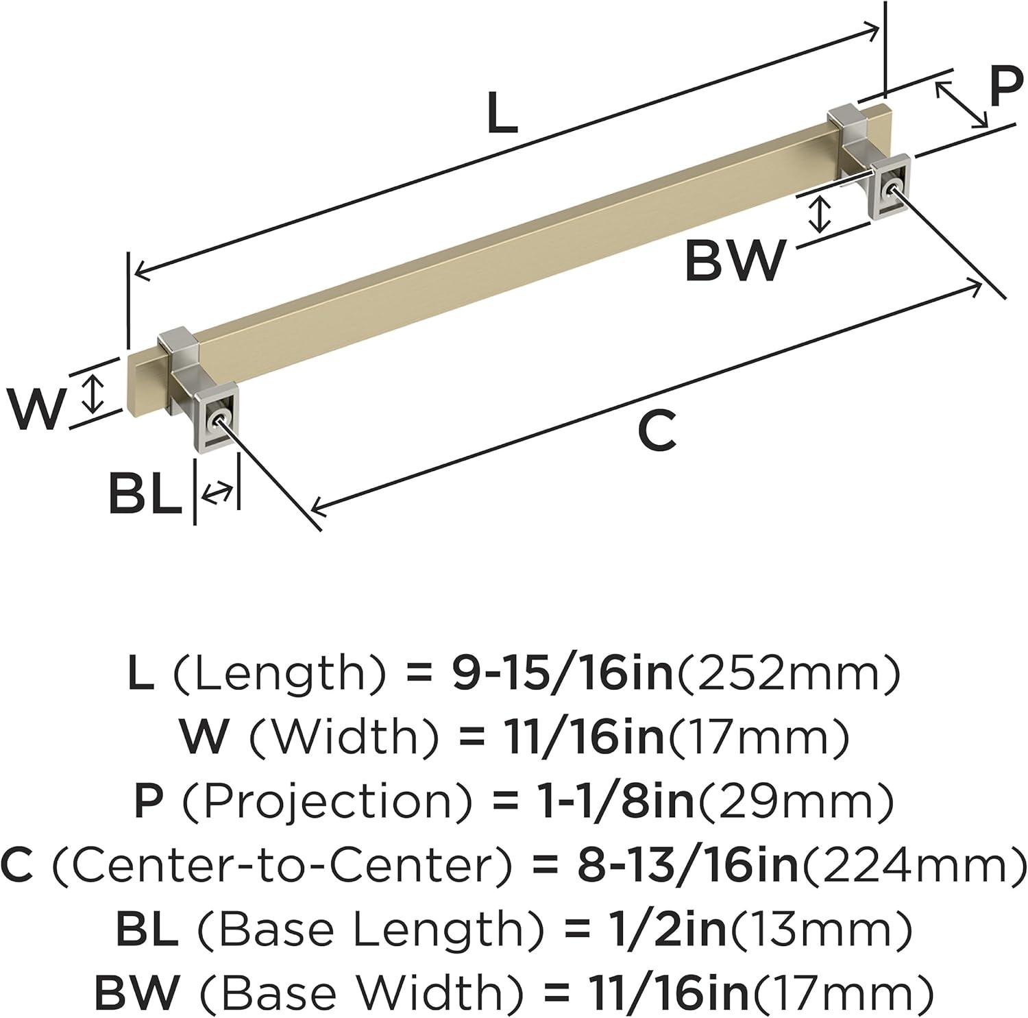 Amerock Overton Split Finish Cabinet or Drawer Pull