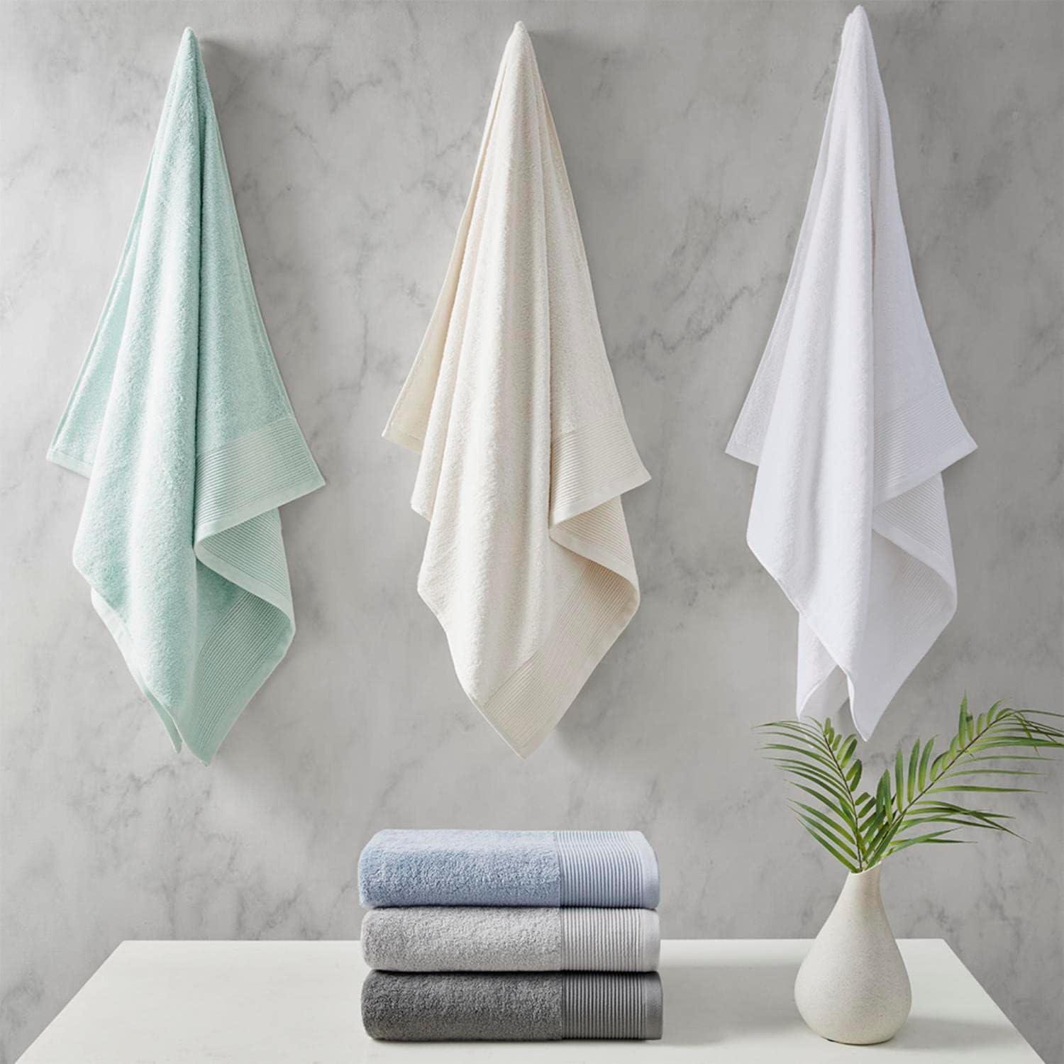 Nuage Silver Infused Cotton Tencel Blend 6-Piece Towel Set