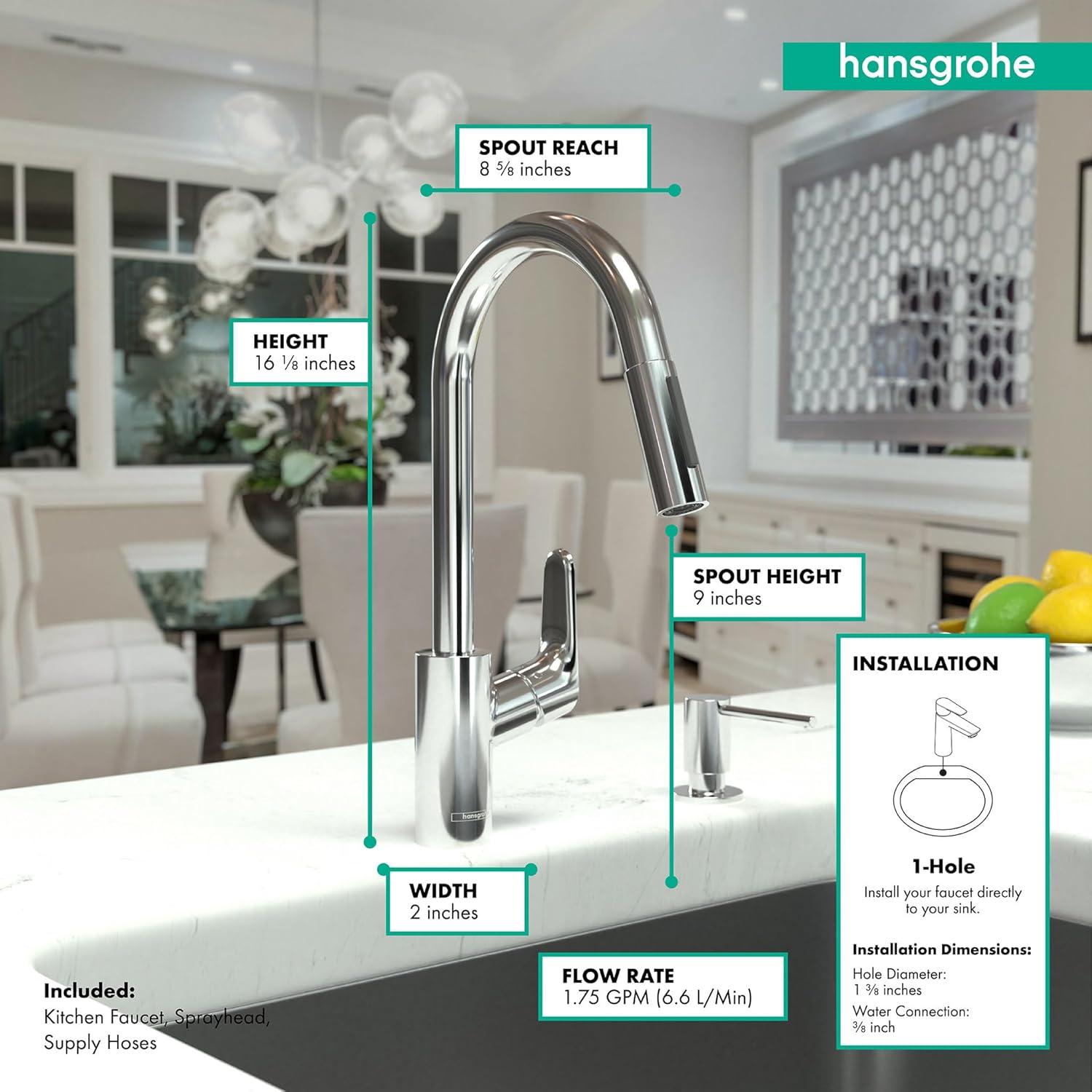 Focus Single Handle Kitchen Faucet