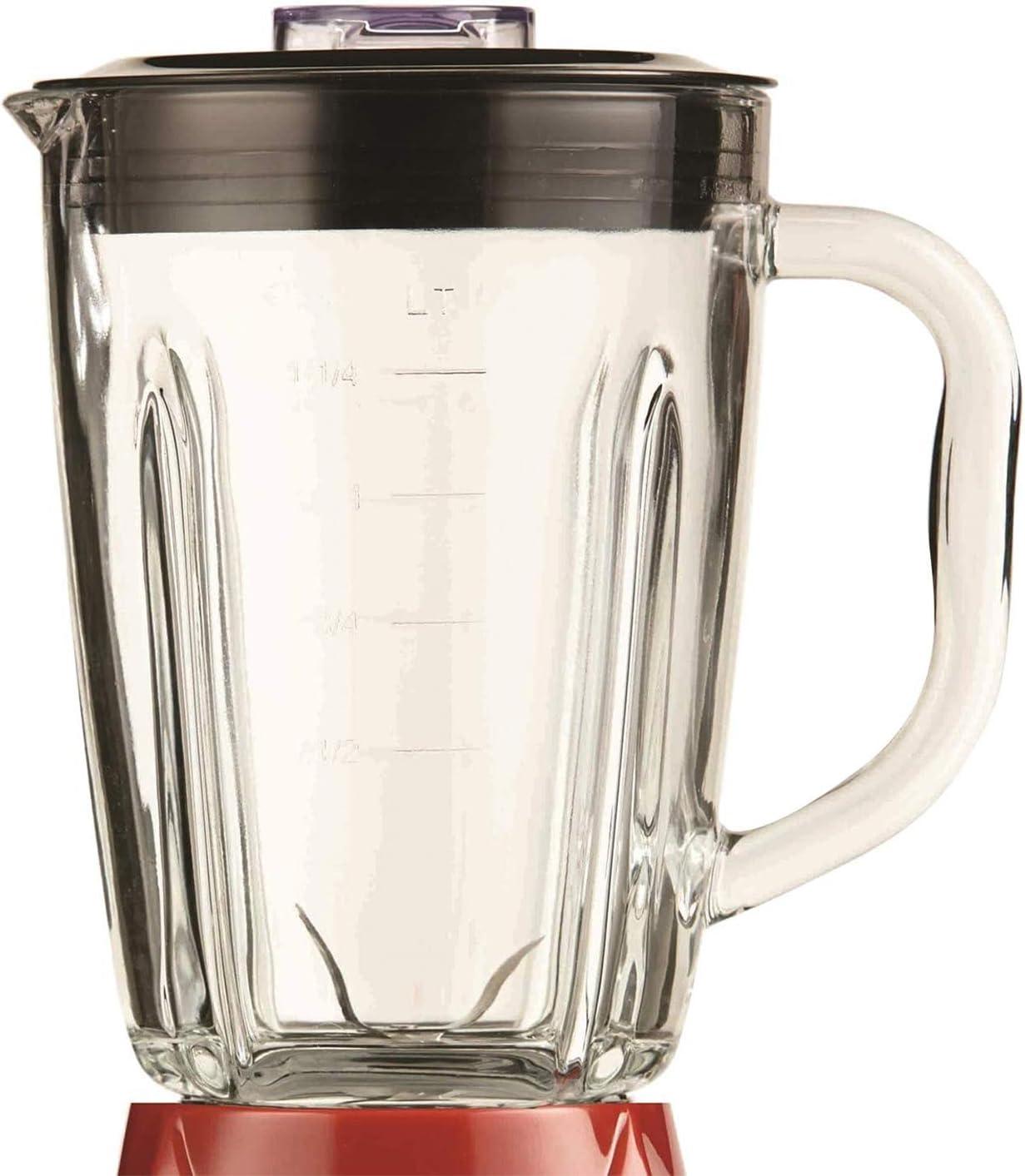 Brentwood 12-Speed Blender Glass Jar in Red