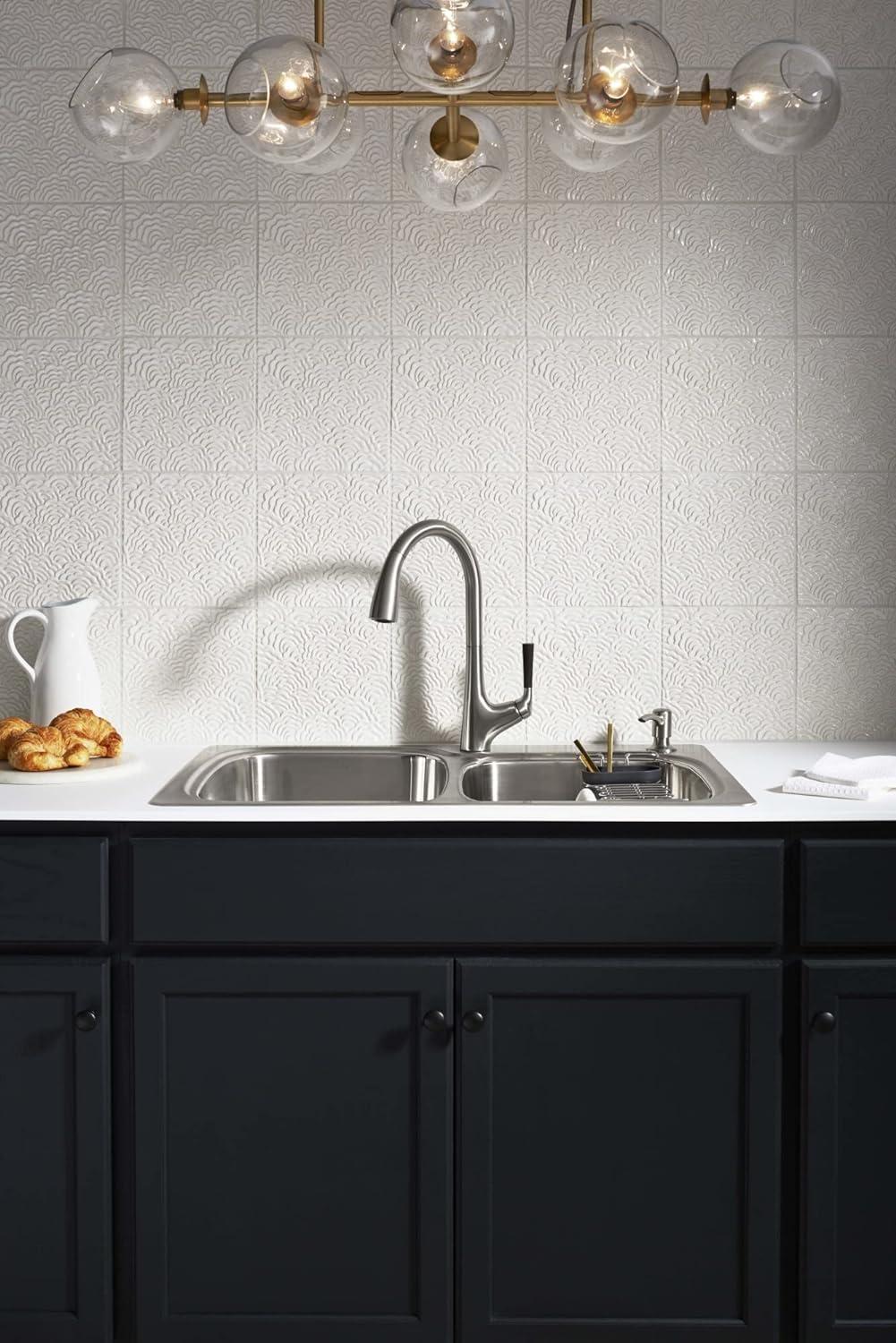 Kohler One Handle Stainless Steel Pull-Down Kitchen Faucet Model No. R562-SD-VS