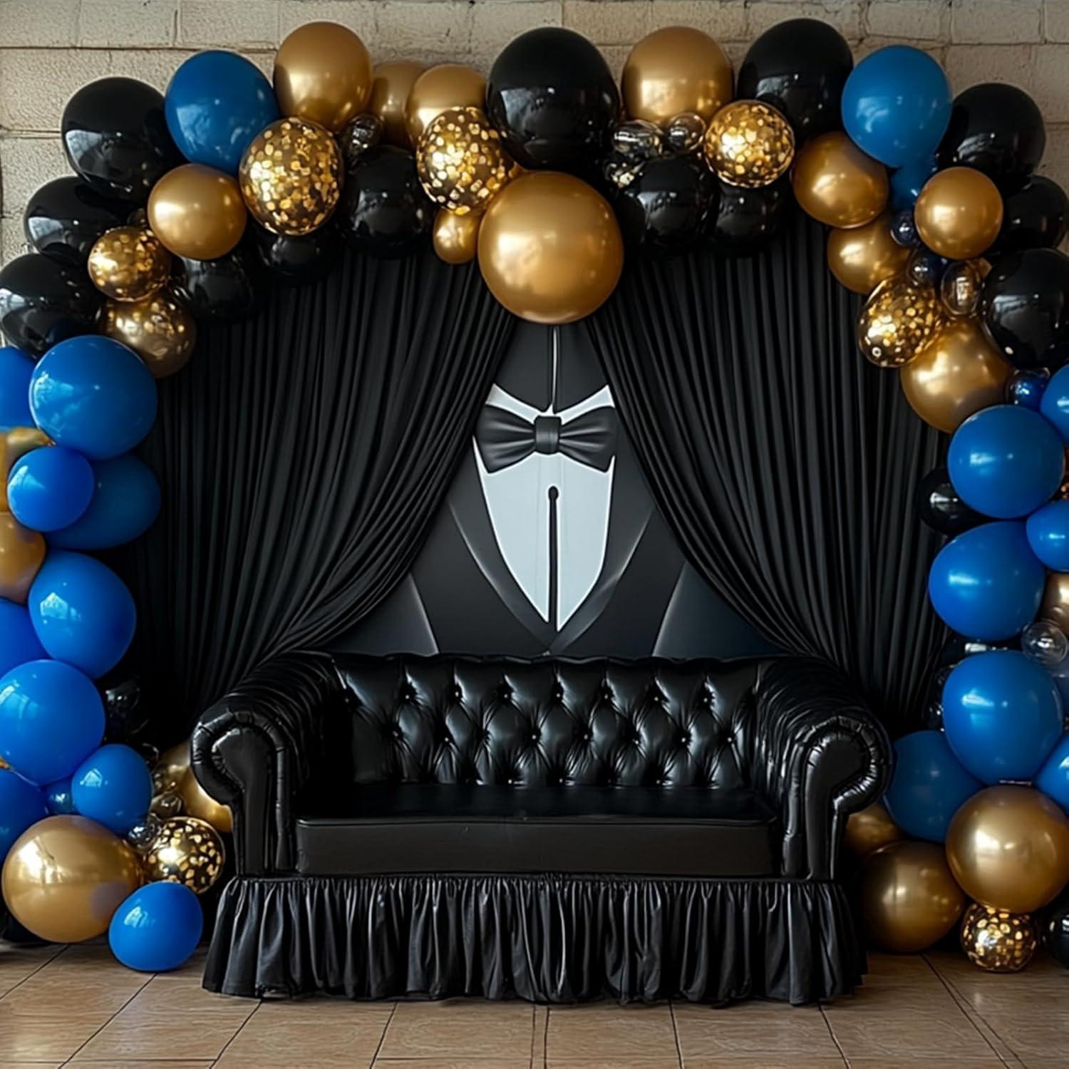 10x10ft White Backdrop Curtain for Parties Wrinkle Free Wedding Baby Curtain Backdrops for Birthday Party