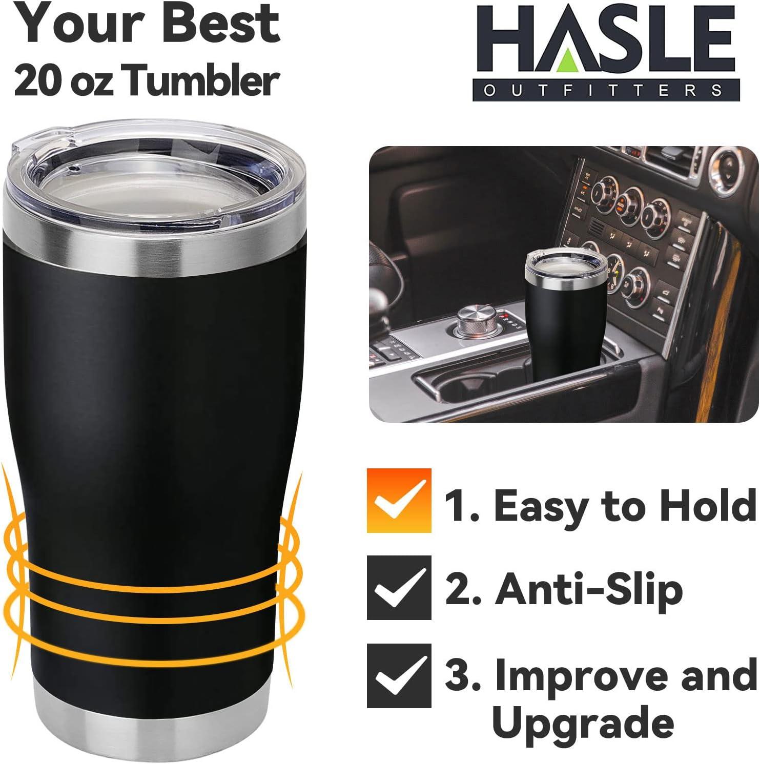 Black Stainless Steel 20 oz Vacuum Insulated Travel Tumbler