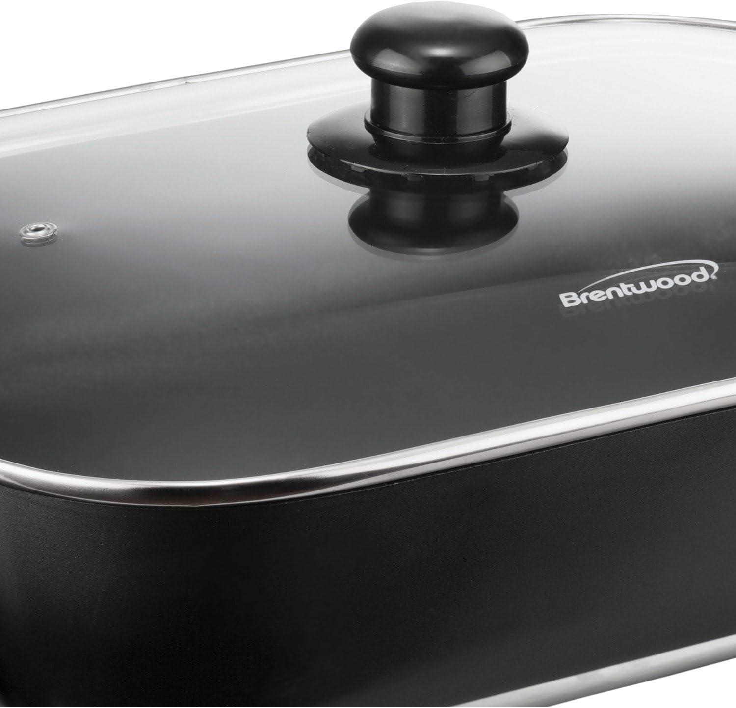 Brentwood Appliances Brentwood Appliances Non Stick Electric Skillet with Glass Lid