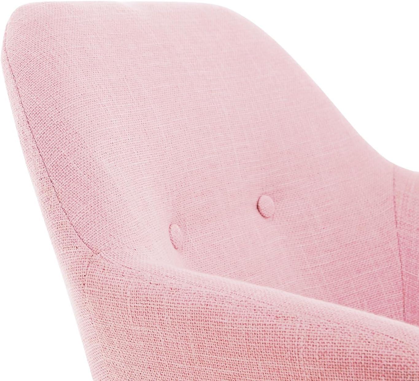 Elle Decor Adore Decor Roux Mid-Century Accent Chair for Home Office or Living Room