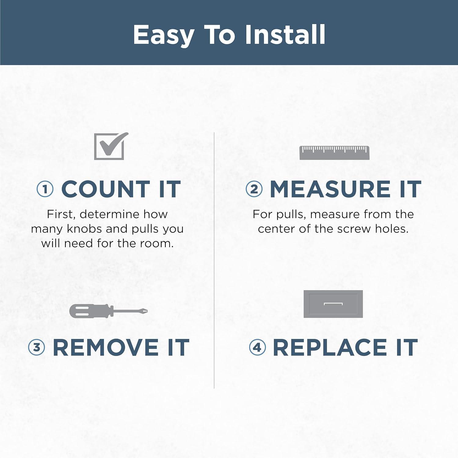 Exhart 4" Center To Center Bar Pull Multipack (Set of 25)