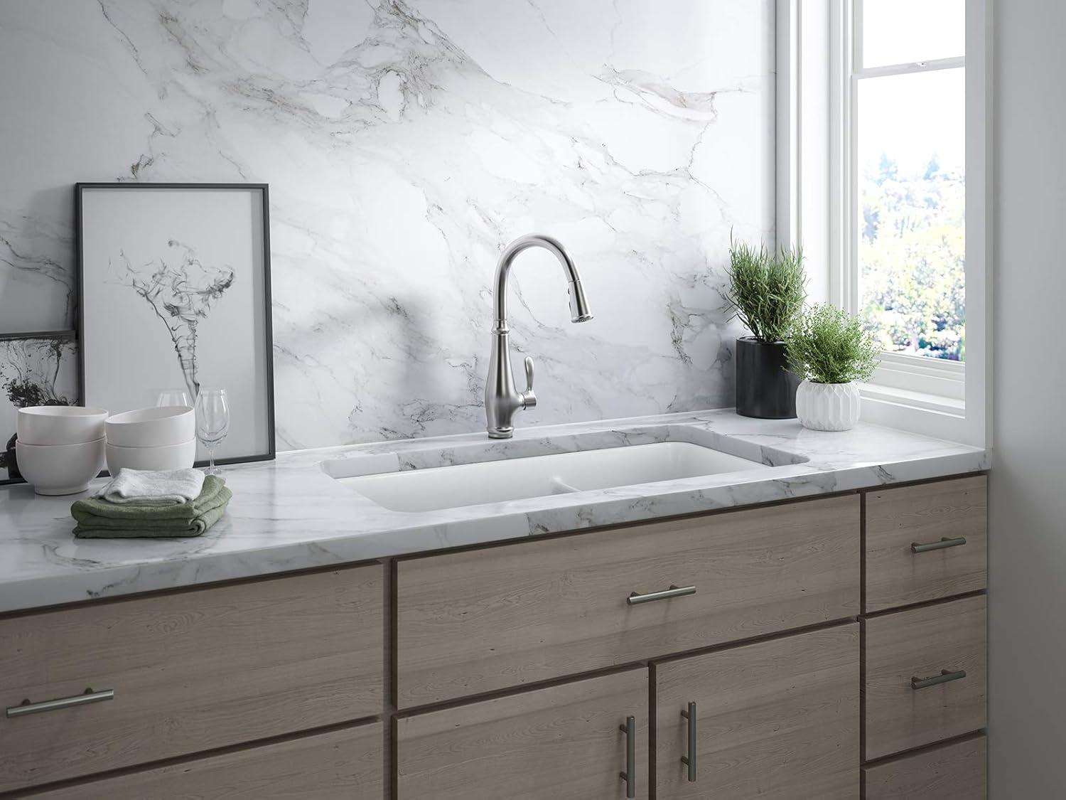 Cairn® 34" L x 18" W Double Basin Undermount with Accessories
