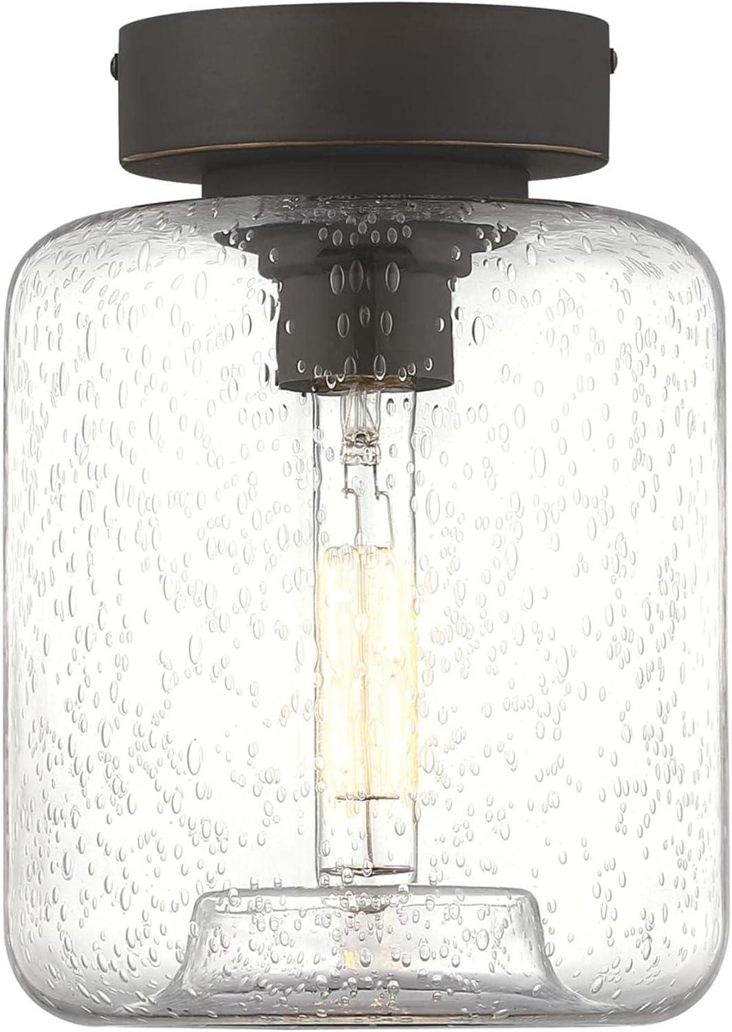 Judd Glass Semi Flush Mount