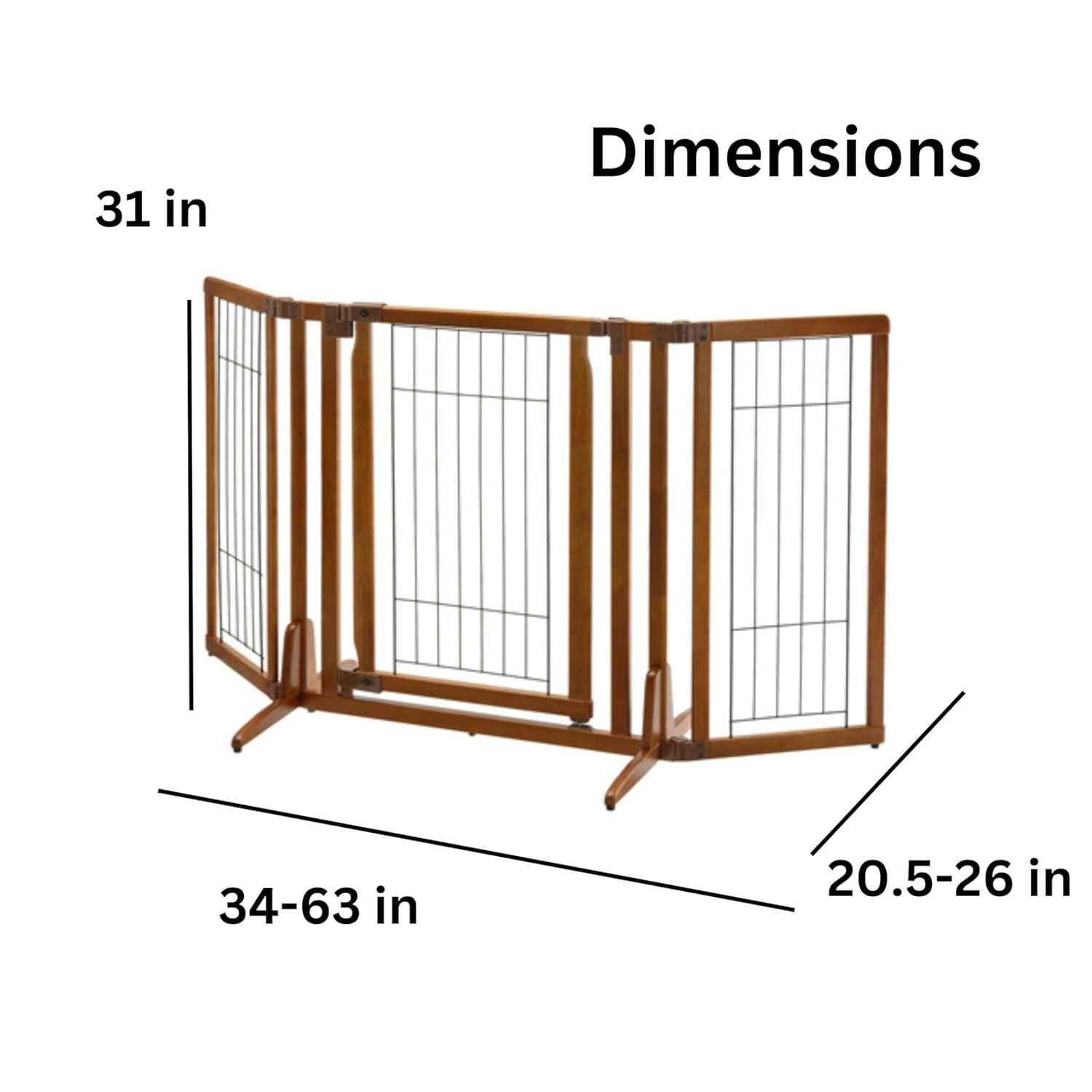 Richell Free Standing Pet Gate