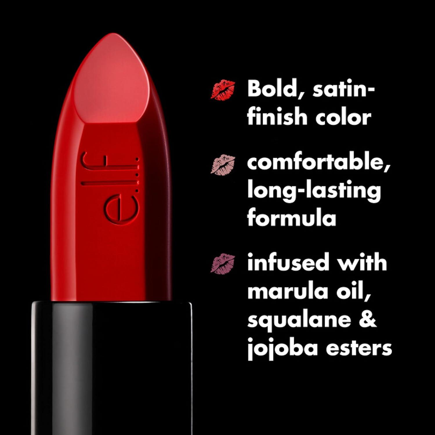 e.l.f. O FACE Satin Lipstick - Effortless - 0.13 oz