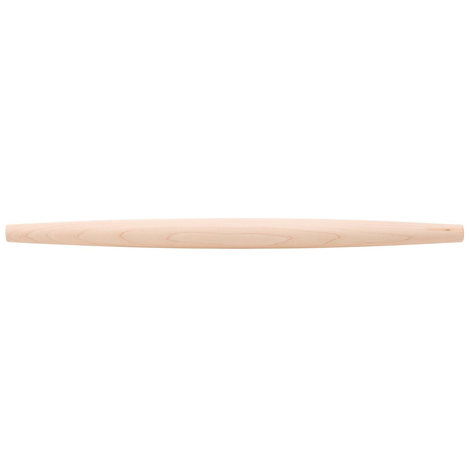 Ateco 20175 French Rolling Pin,20-Inches Long, Made of Solid Maple, Made in Canada