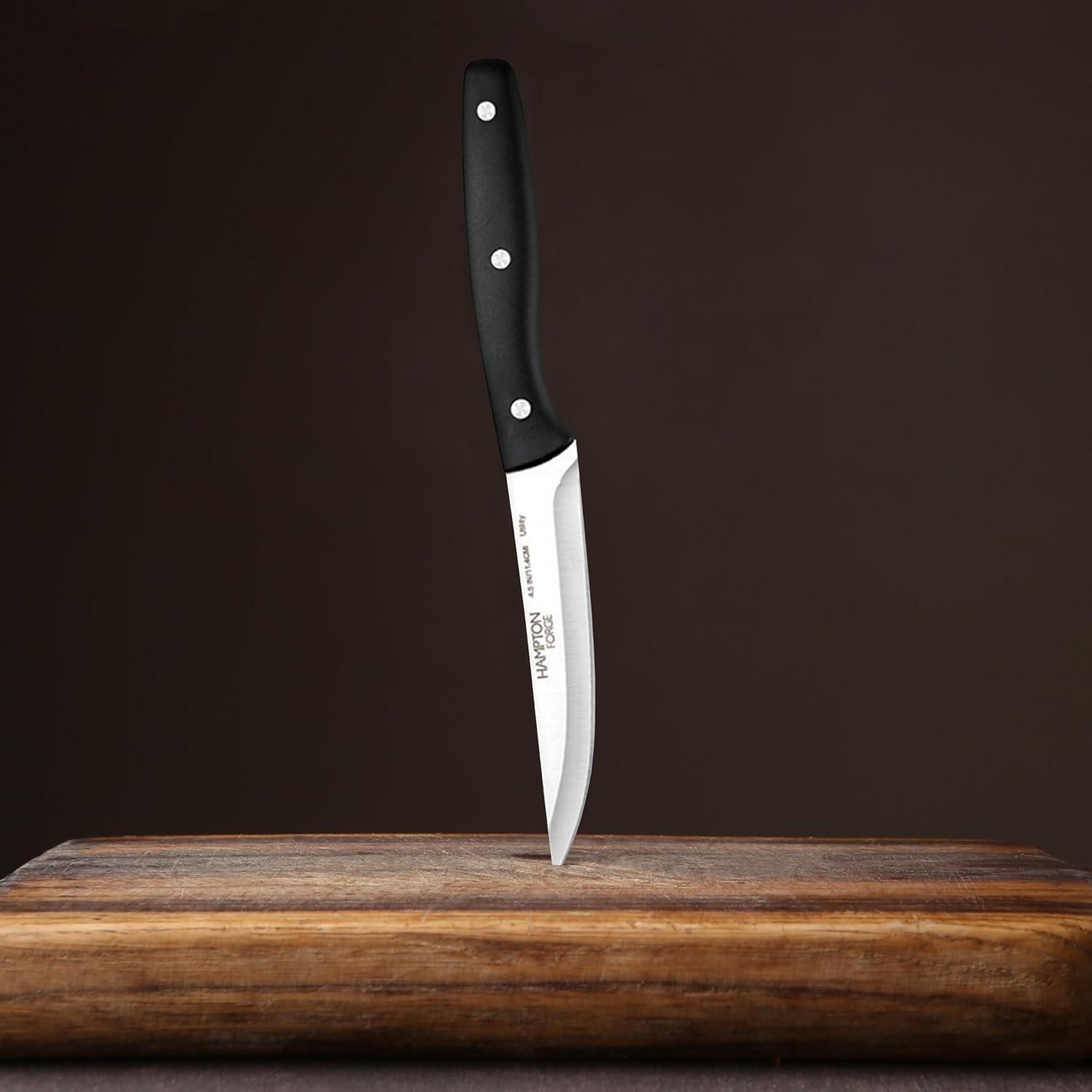 Hampton Forge Rochester - 15 Piece Knife Block Set, Full Tang, Triple Rivets & Reviews | Wayfair