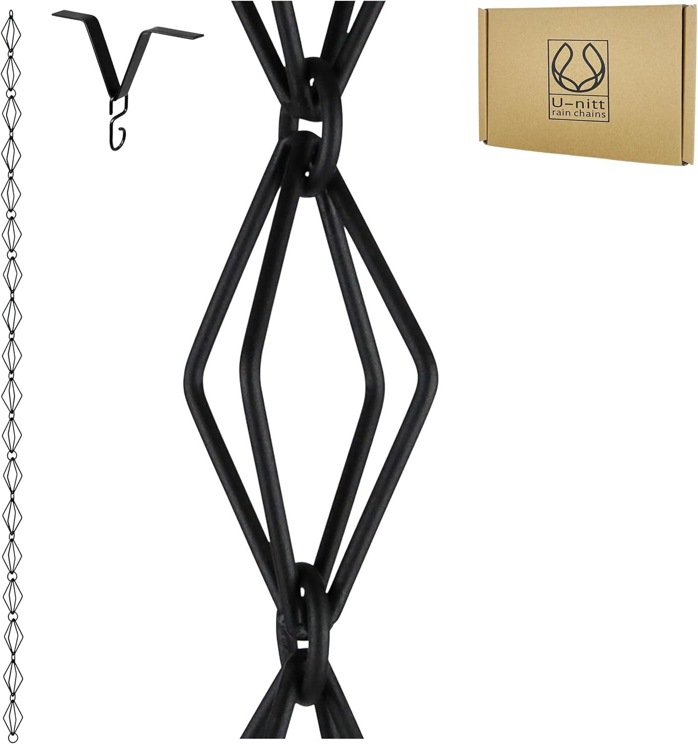 U-nitt Diamond Rain Chain 8.5 ft