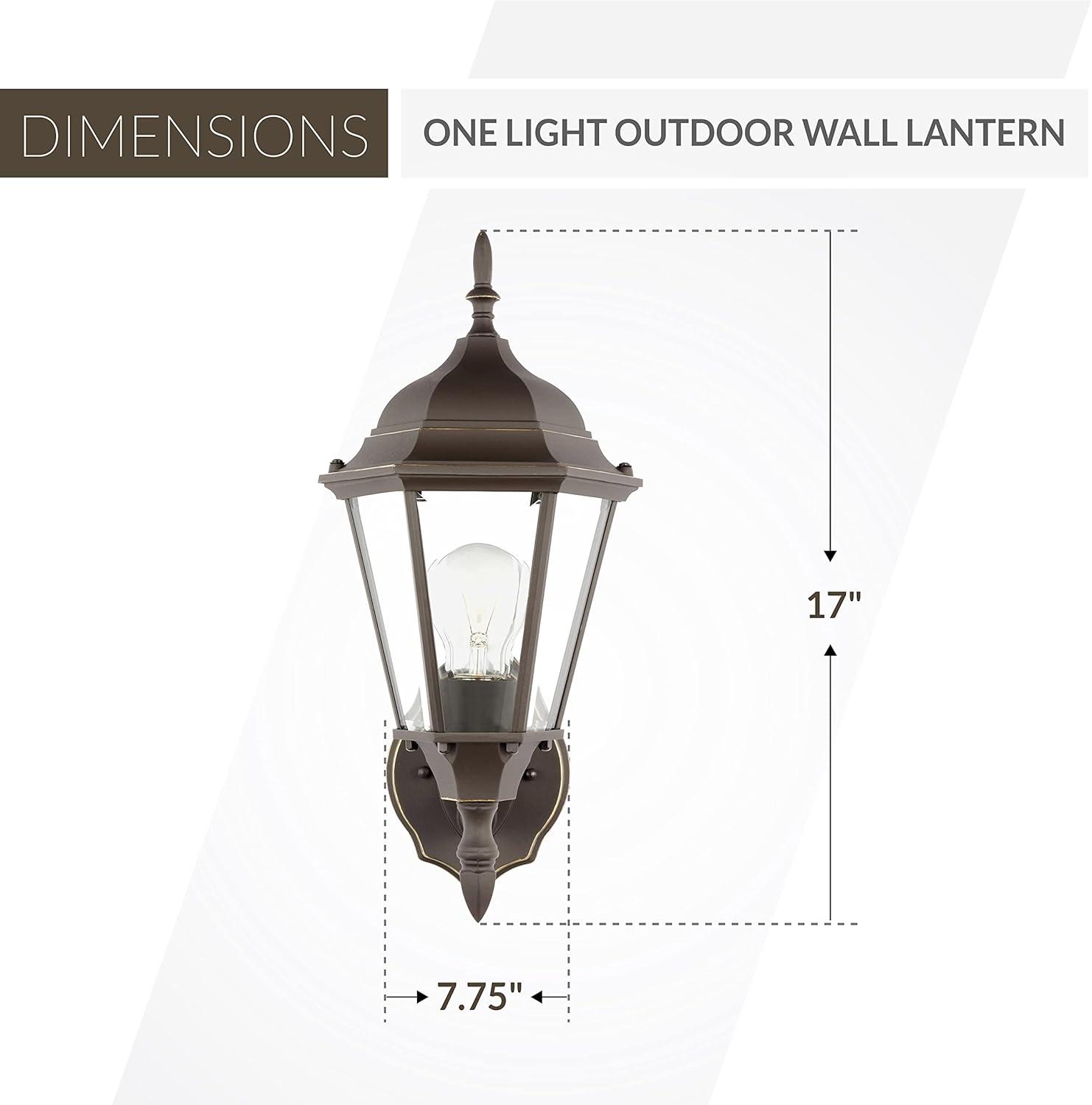 88941-71 Bakersville Outdoor Wall Lantern Outside Fixture, One - Light, Antique