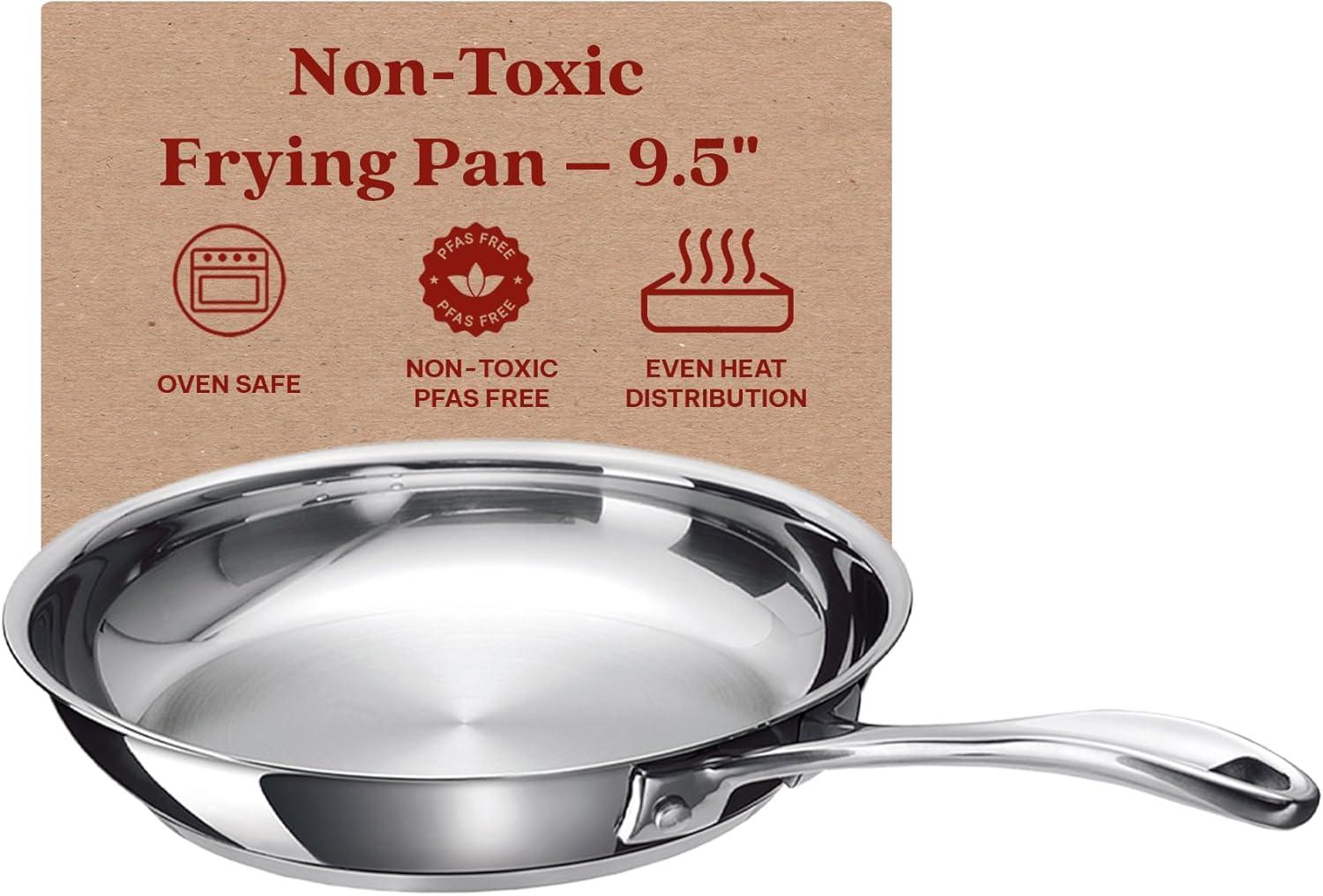Alva Alva Chef Premium Stainless Steel Tri-Ply Frying Pan