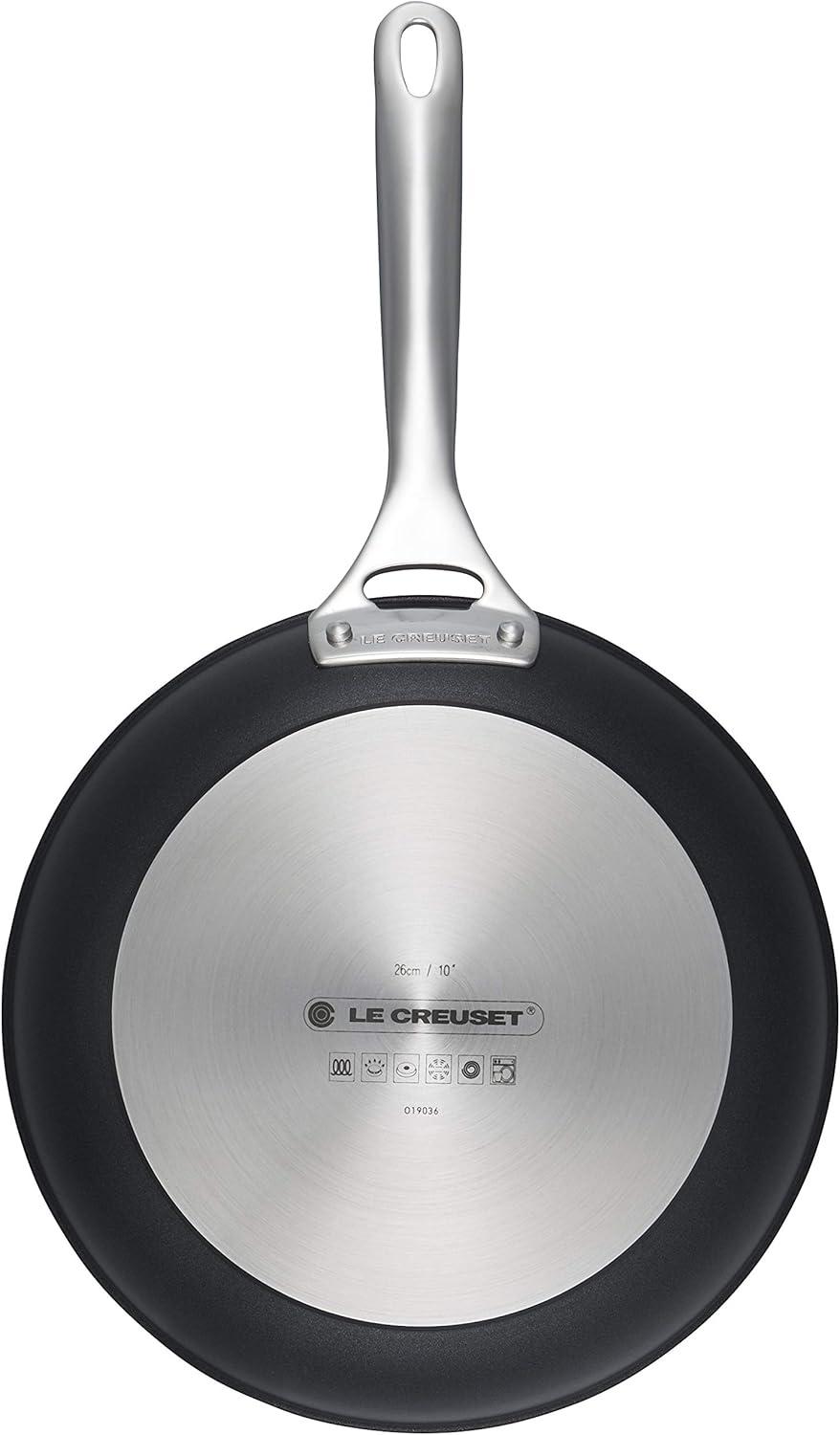 10-Inch Black Aluminum Nonstick Fry Pan
