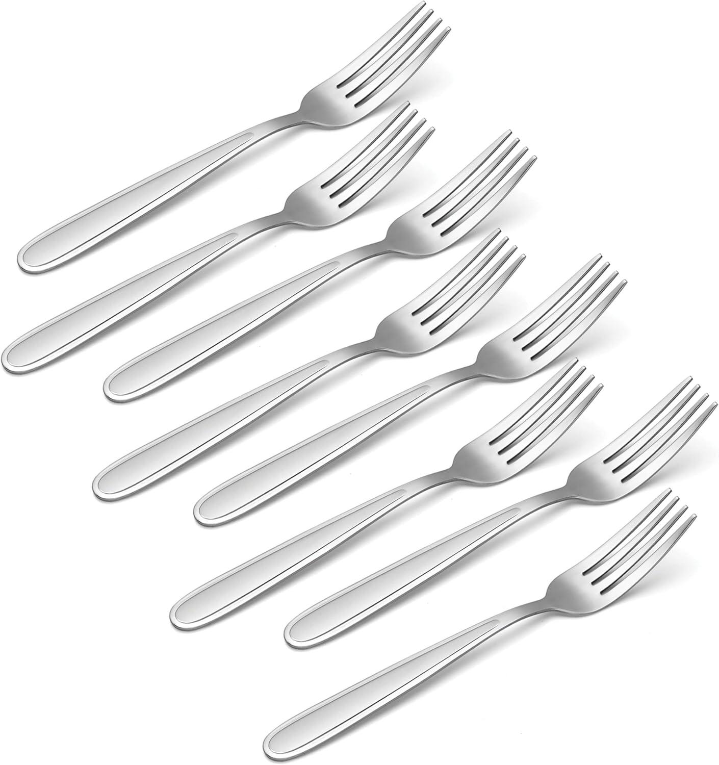 Jordan Stainless Steel Dinner Forks Set of 8