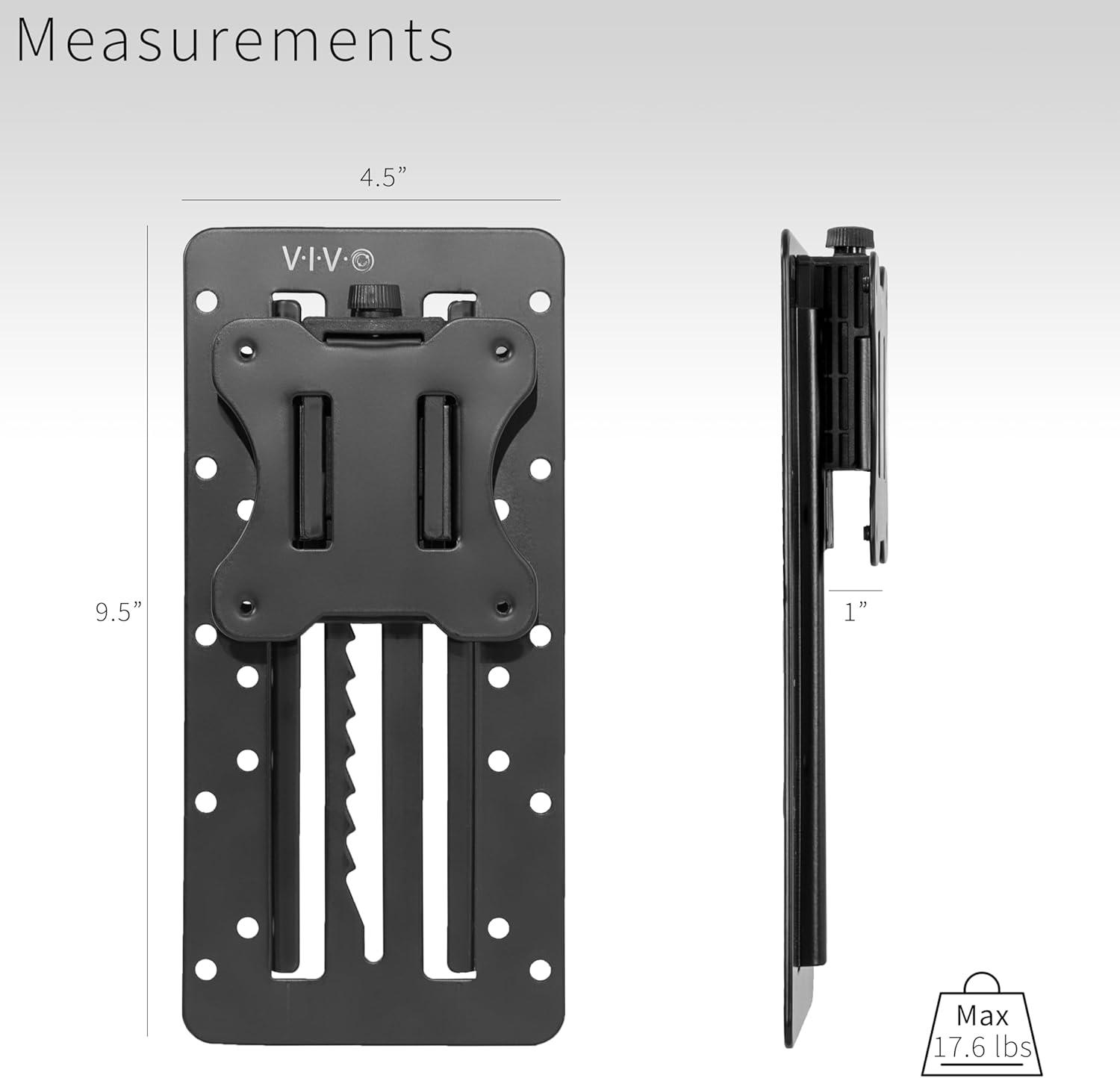 Vivo Black Height Adjustable VESA Adapter
